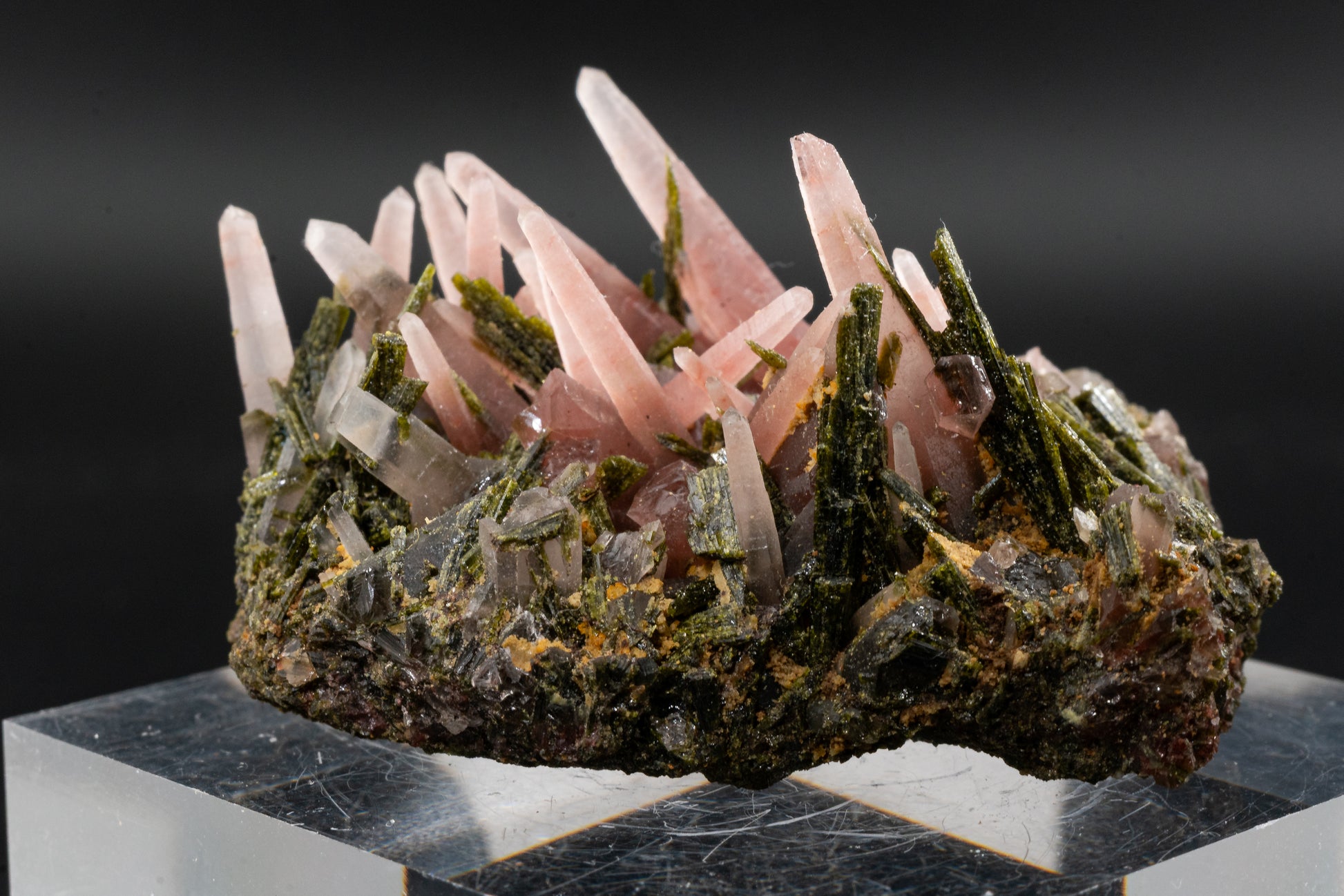 Ferruginous Quartz, Epidote - San Felipe Mine, Peru