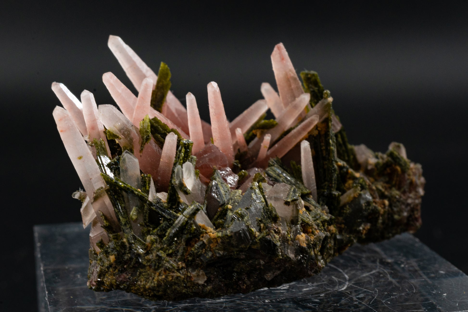 Ferruginous Quartz, Epidote - San Felipe Mine, Peru