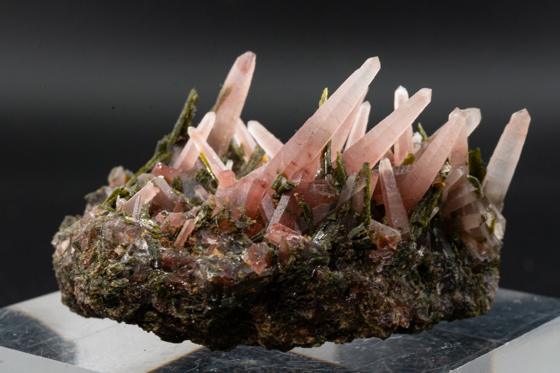 Ferruginous Quartz, Epidote - San Felipe Mine, Peru