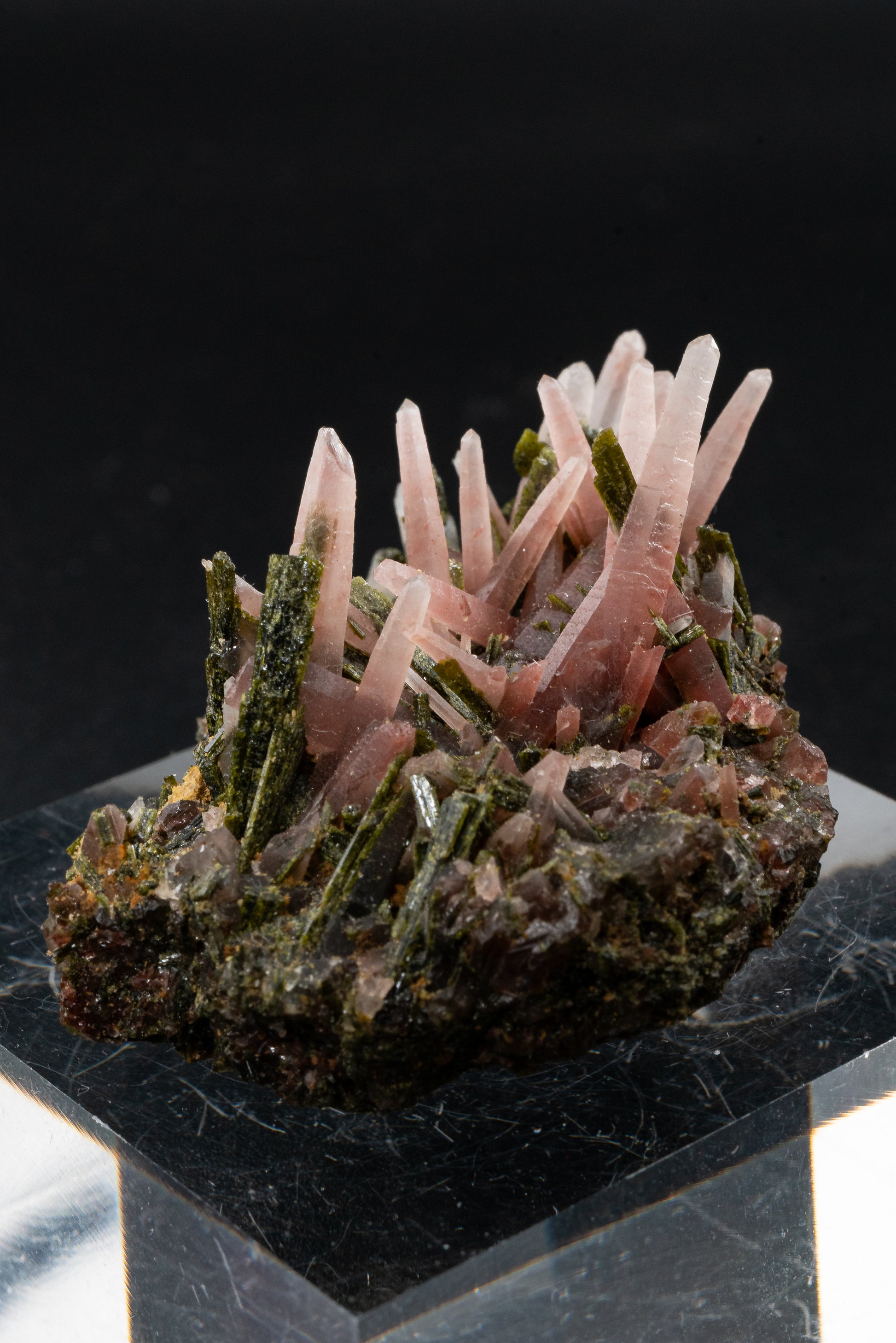 Ferruginous Quartz, Epidote - San Felipe Mine, Peru