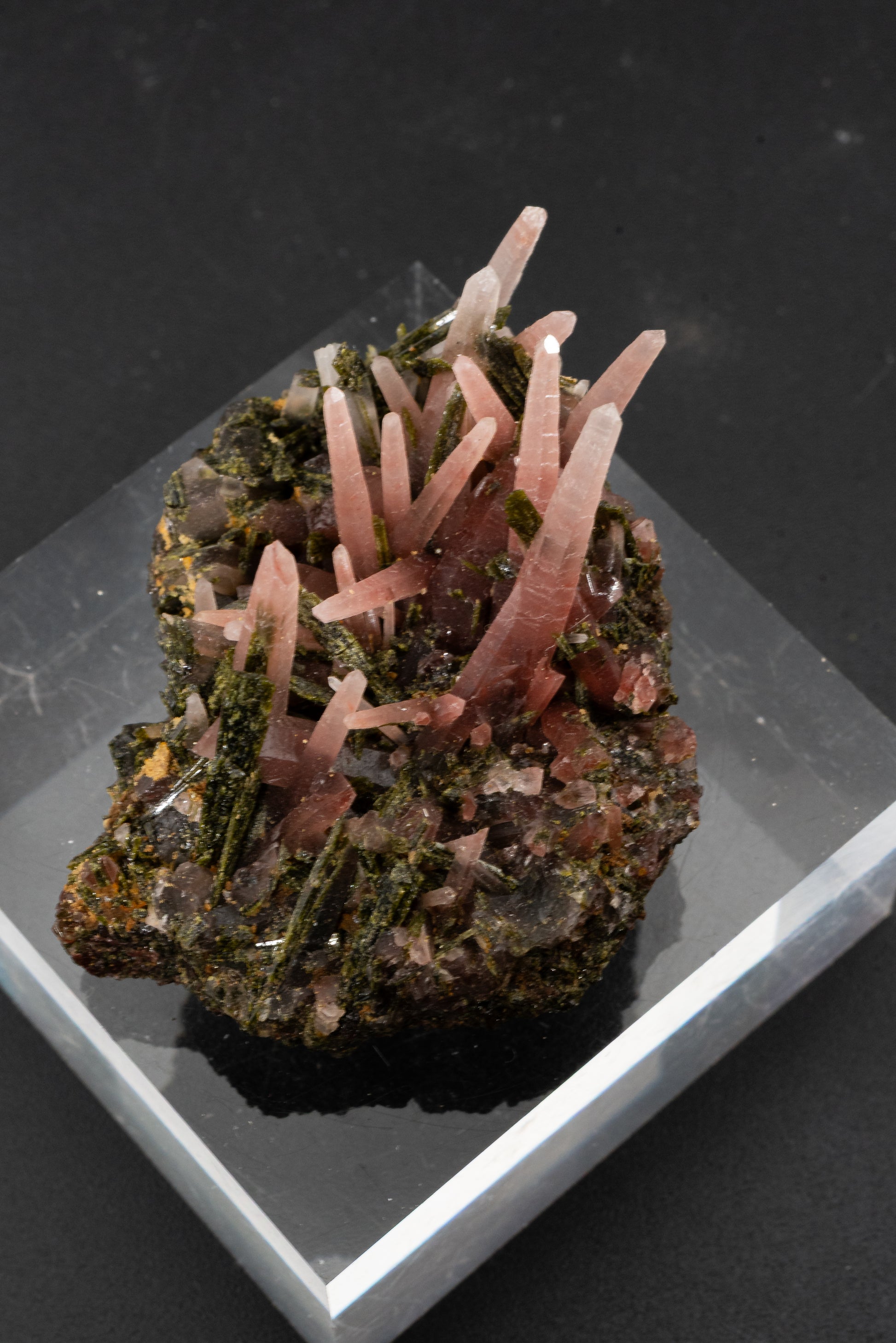 Ferruginous Quartz, Epidote - San Felipe Mine, Peru