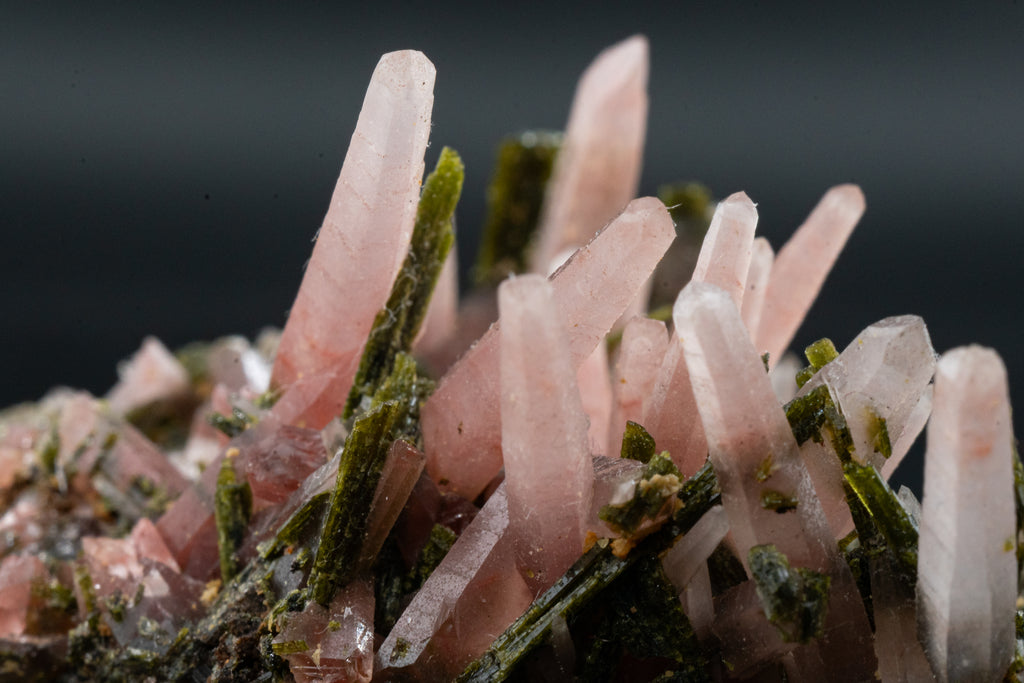 Ferruginous Quartz, Epidote - San Felipe Mine, Peru