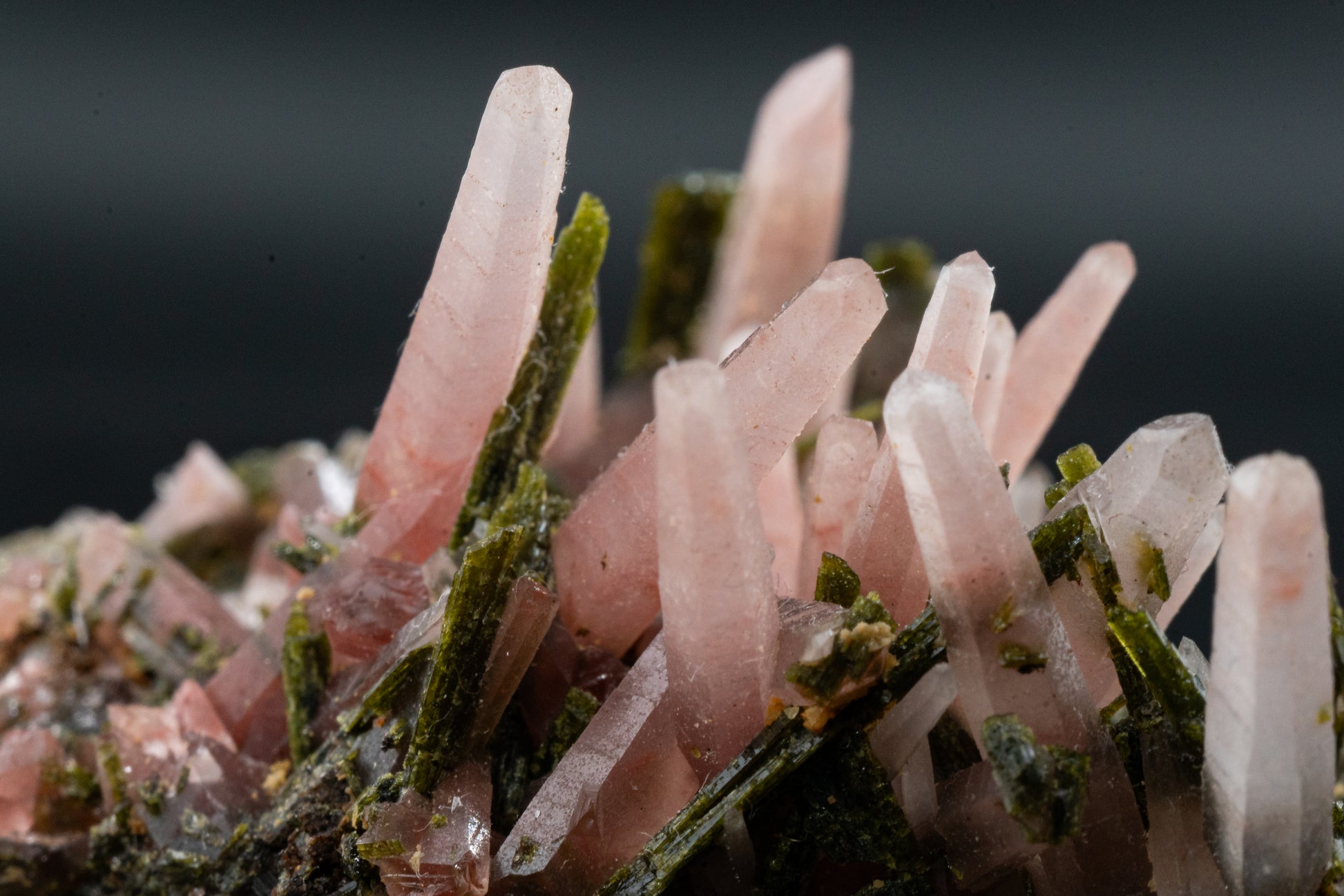 Ferruginous Quartz, Epidote - San Felipe Mine, Peru