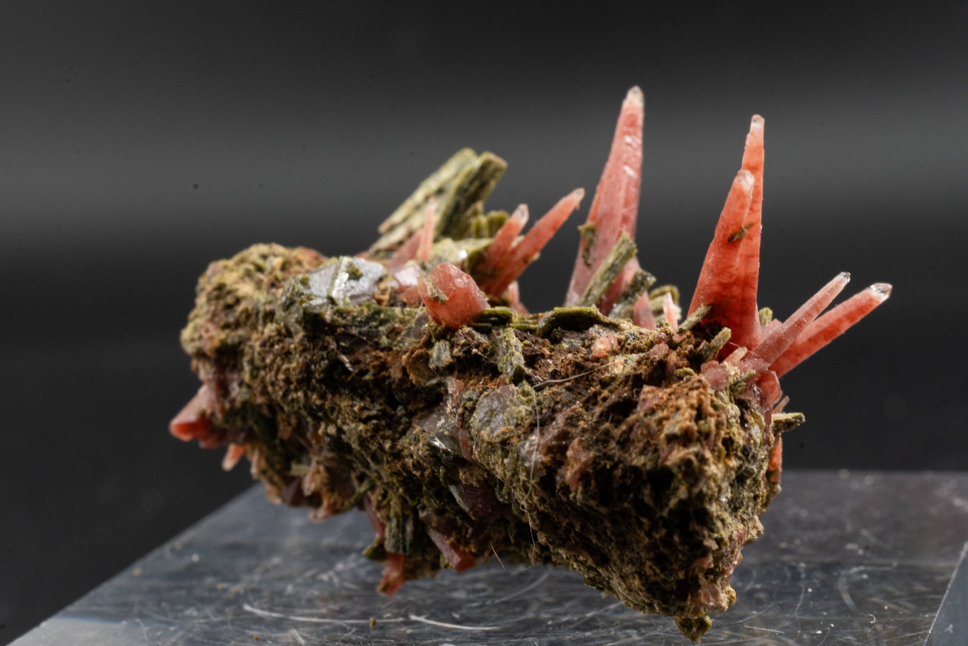 Ferruginous Quartz, Epidote - San Felipe Mine, Peru