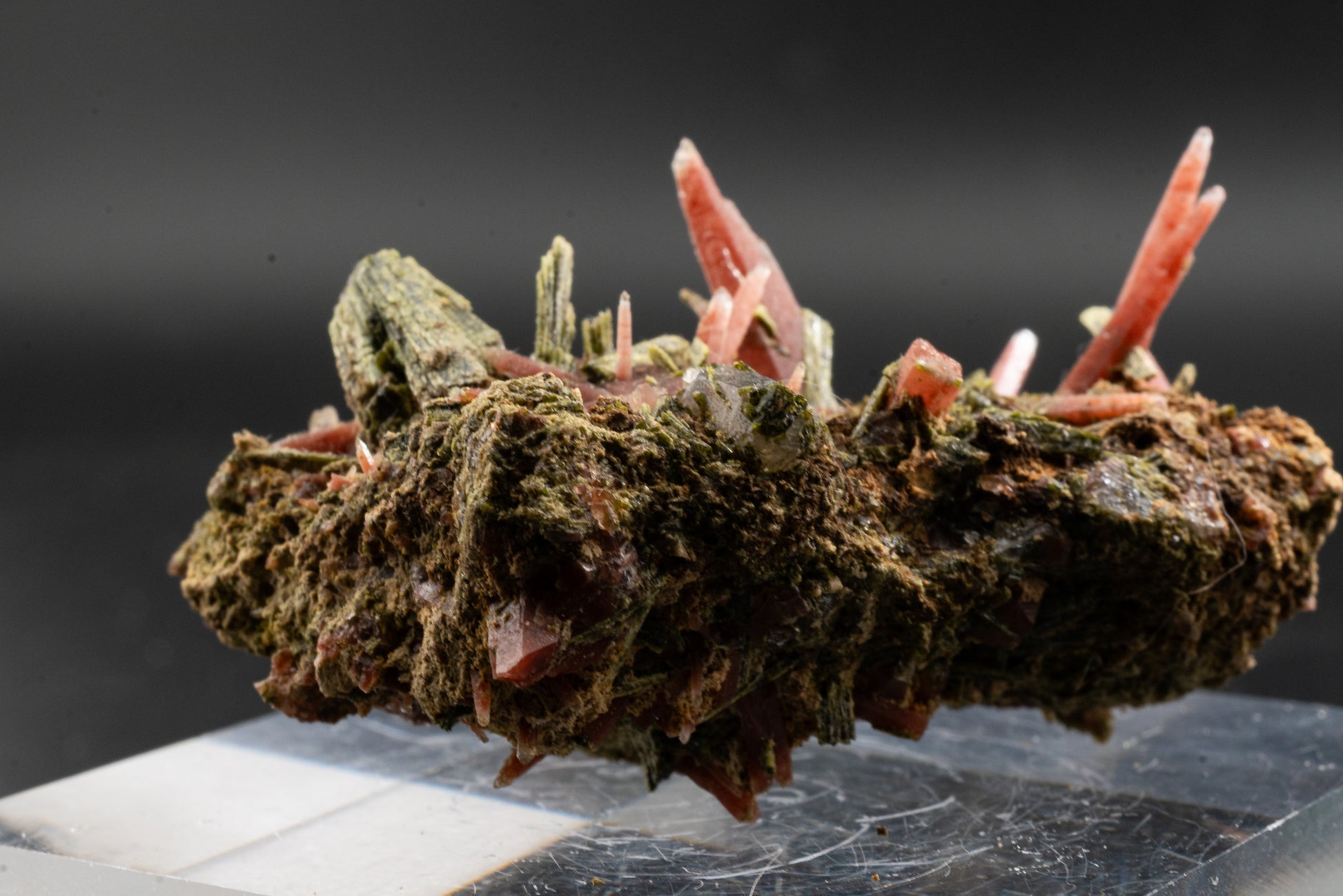 Ferruginous Quartz, Epidote - San Felipe Mine, Peru