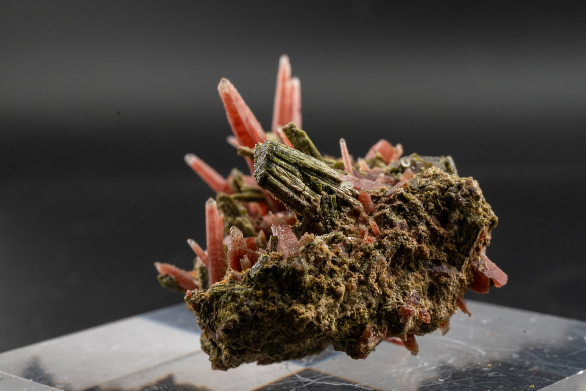Ferruginous Quartz, Epidote - San Felipe Mine, Peru