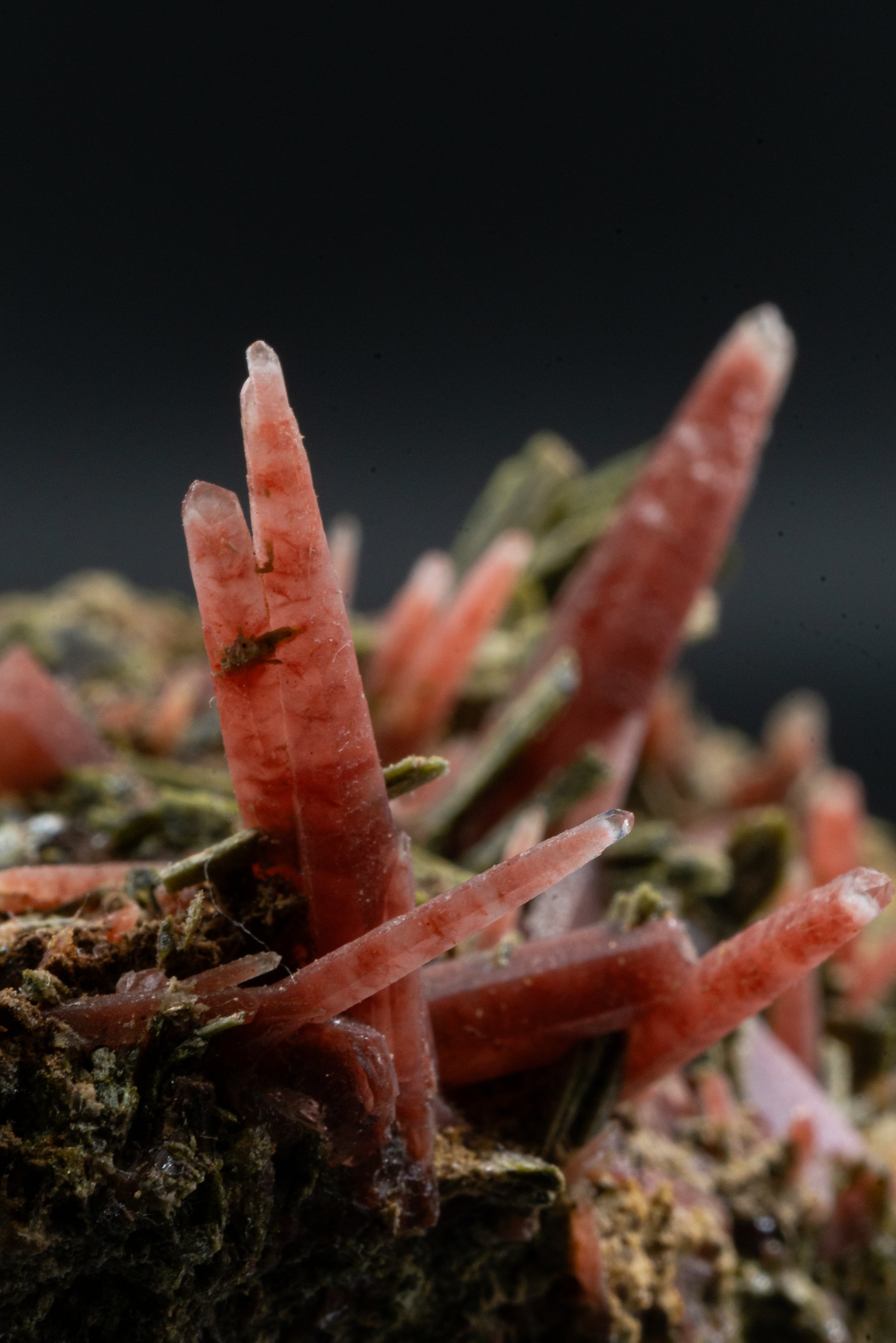 Ferruginous Quartz, Epidote - San Felipe Mine, Peru