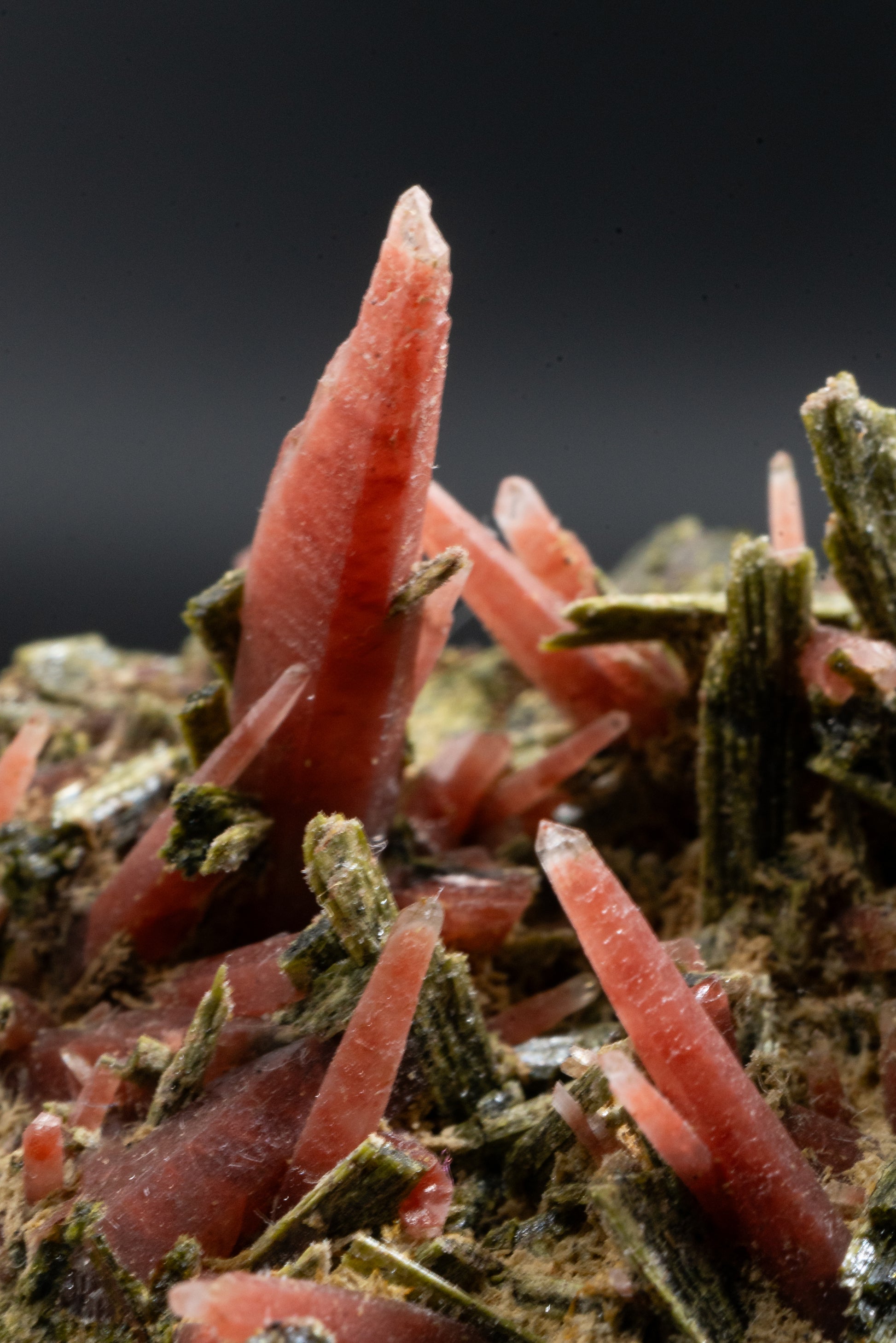 Ferruginous Quartz, Epidote - San Felipe Mine, Peru