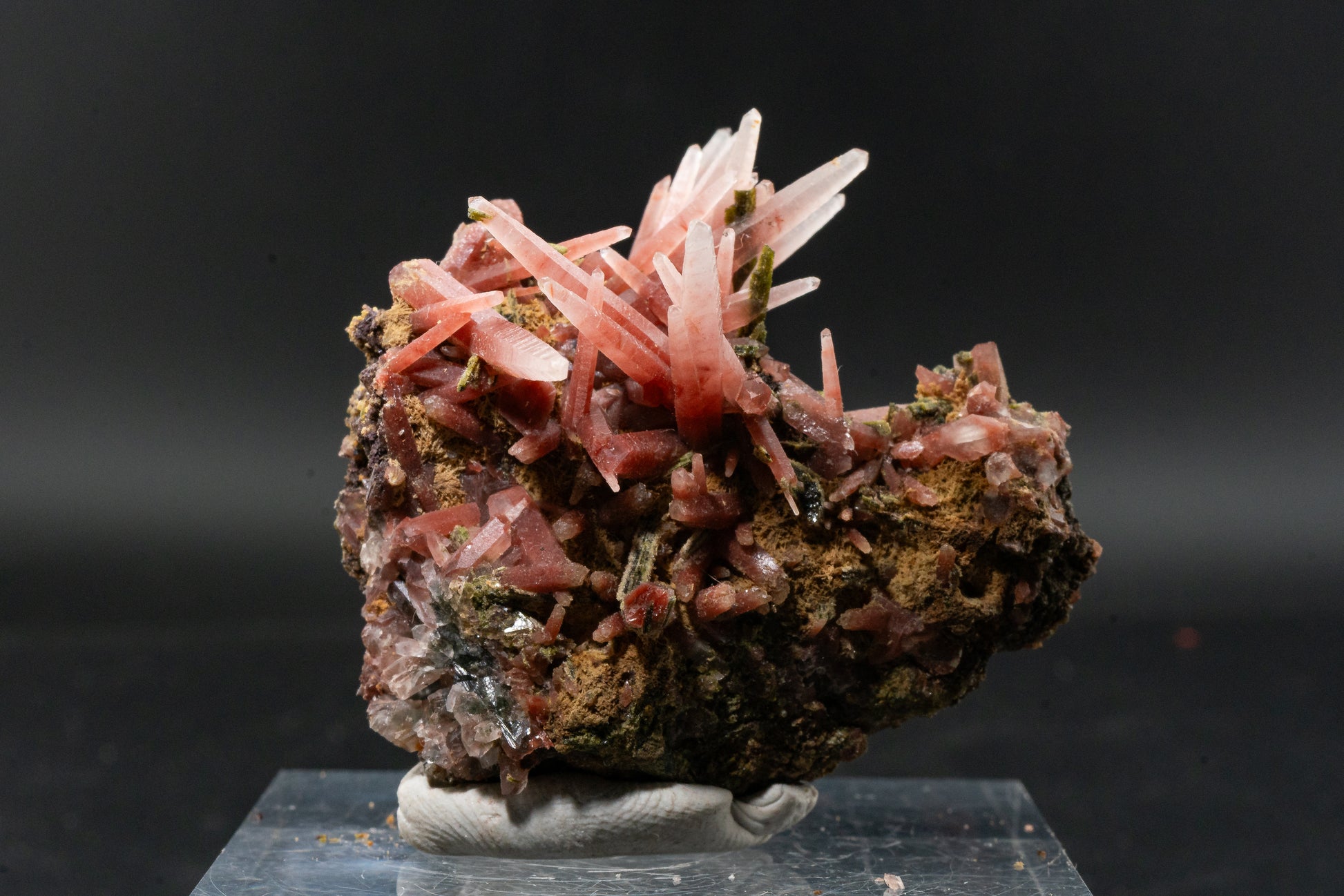 Ferruginous Quartz, Epidote - San Felipe Mine, Peru