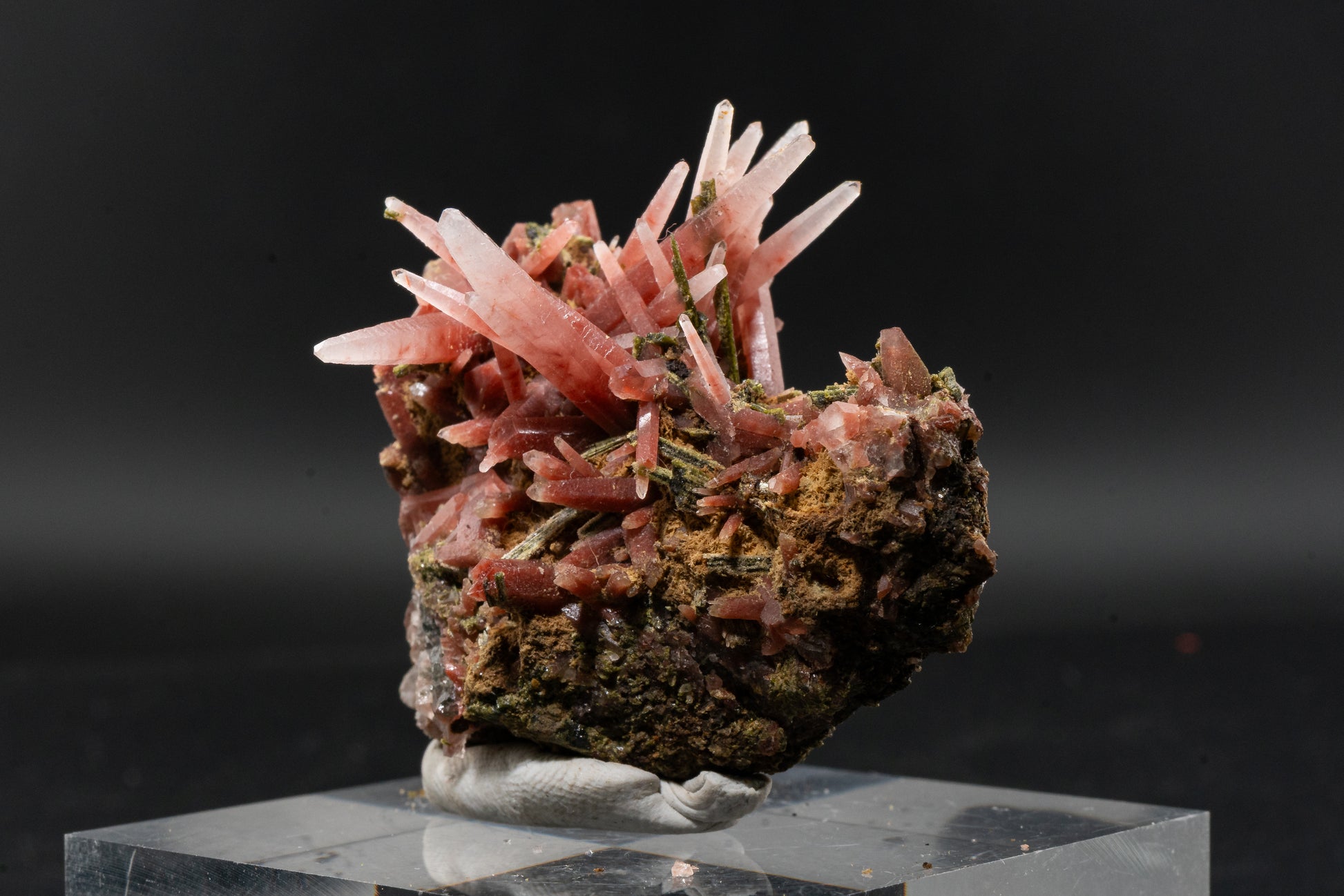 Ferruginous Quartz, Epidote - San Felipe Mine, Peru