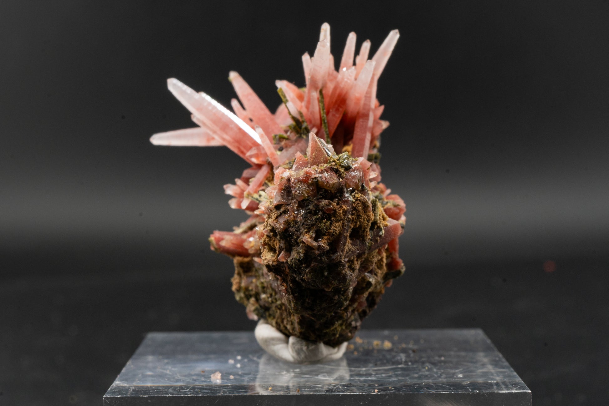 Ferruginous Quartz, Epidote - San Felipe Mine, Peru