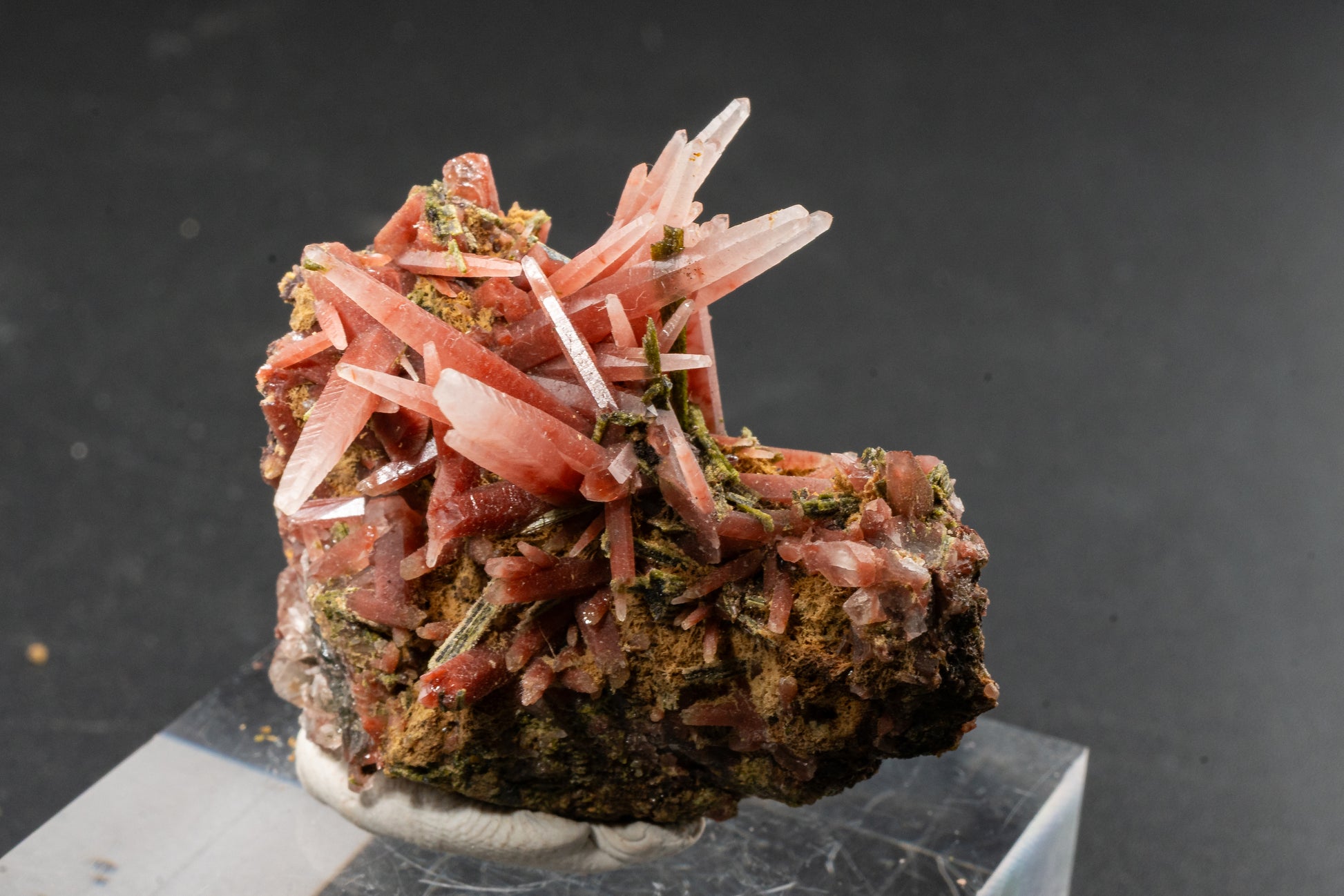 Ferruginous Quartz, Epidote - San Felipe Mine, Peru