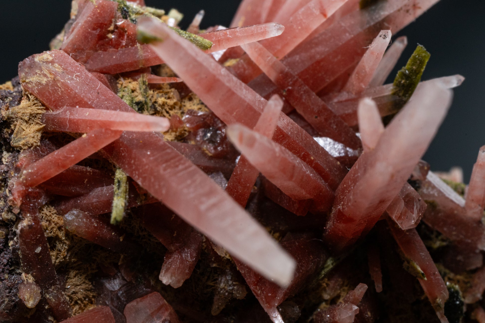 Ferruginous Quartz, Epidote - San Felipe Mine, Peru