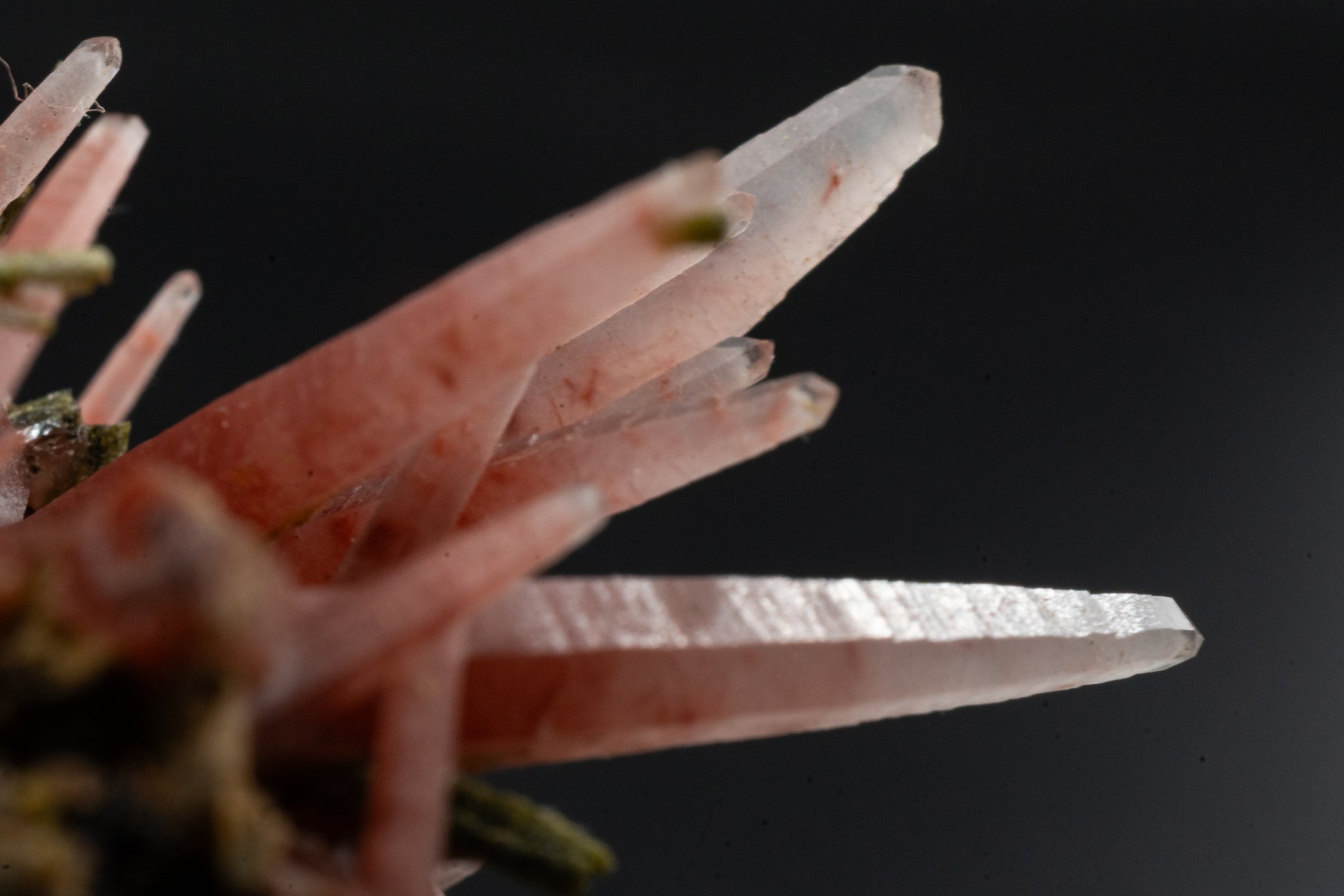 Ferruginous Quartz, Epidote - San Felipe Mine, Peru