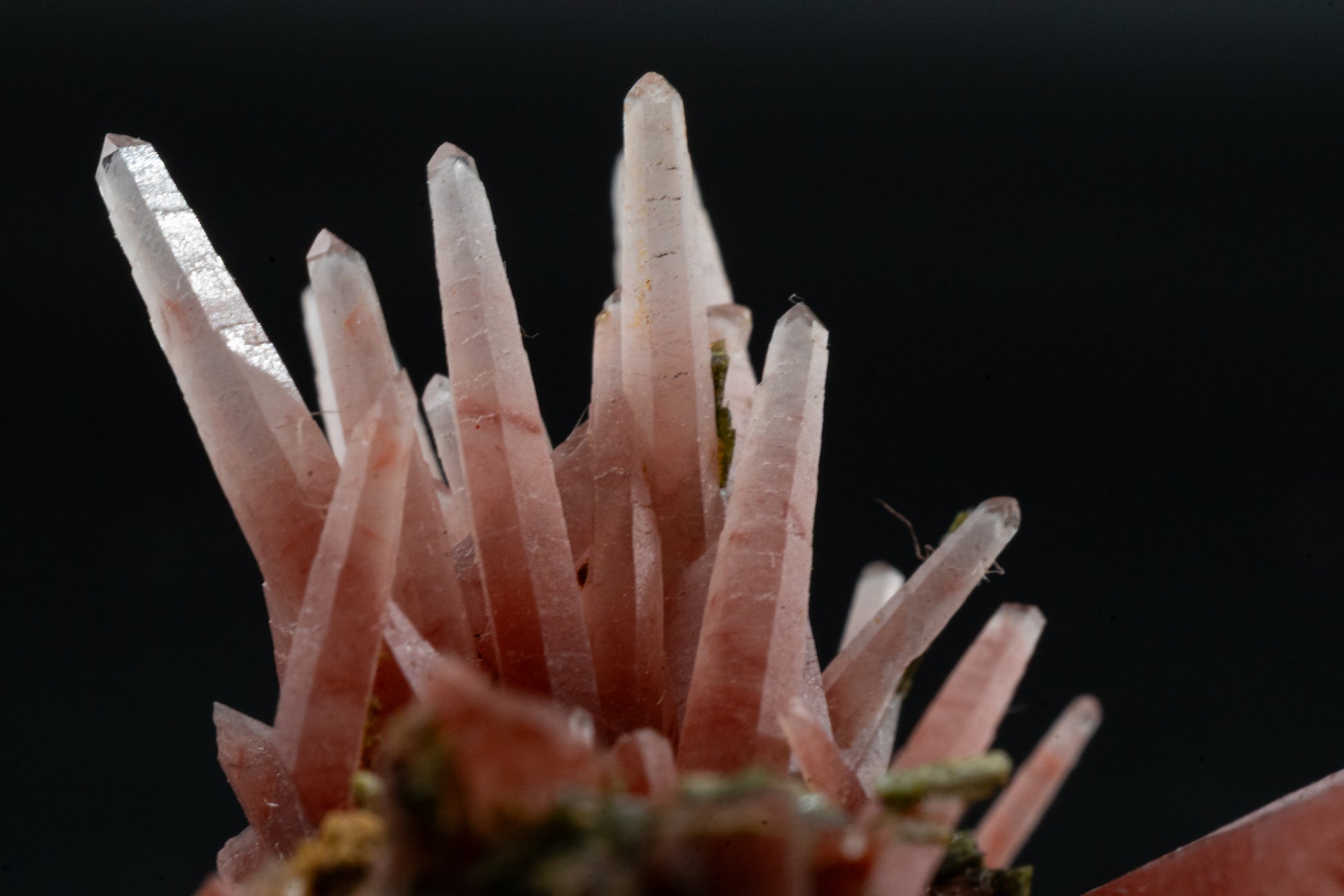 Ferruginous Quartz, Epidote - San Felipe Mine, Peru