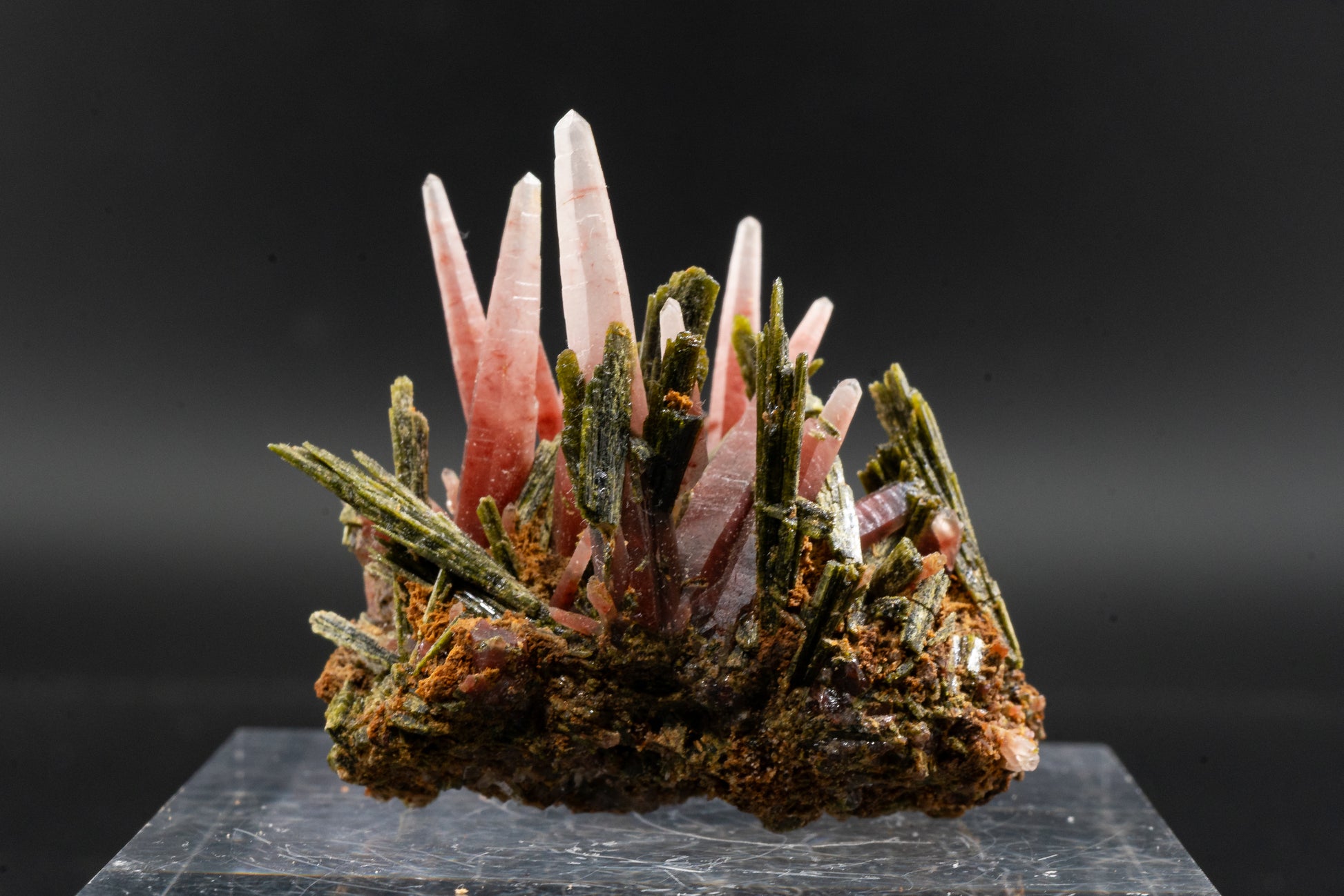 Ferruginous Quartz, Epidote - San Felipe Mine, Peru
