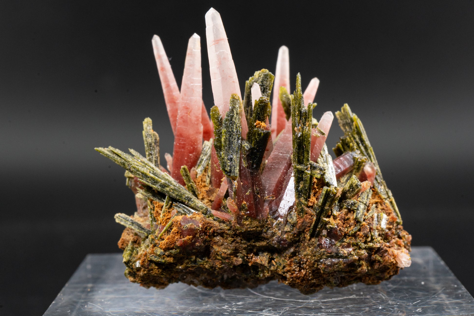 Ferruginous Quartz, Epidote - San Felipe Mine, Peru