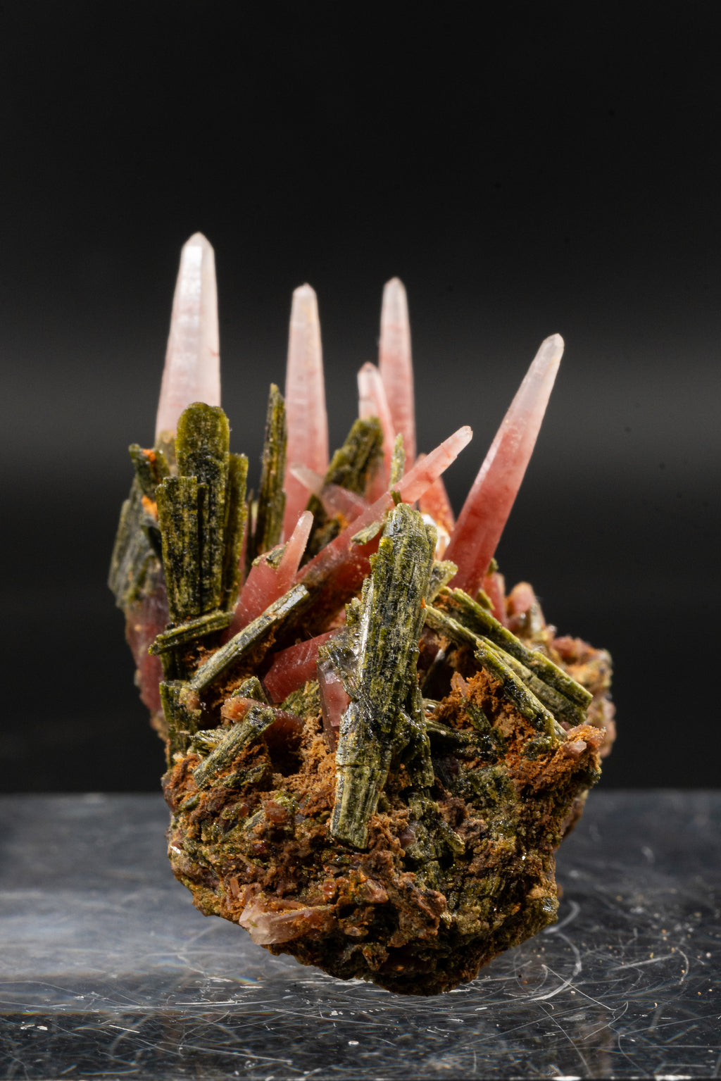 Ferruginous Quartz, Epidote - San Felipe Mine, Peru