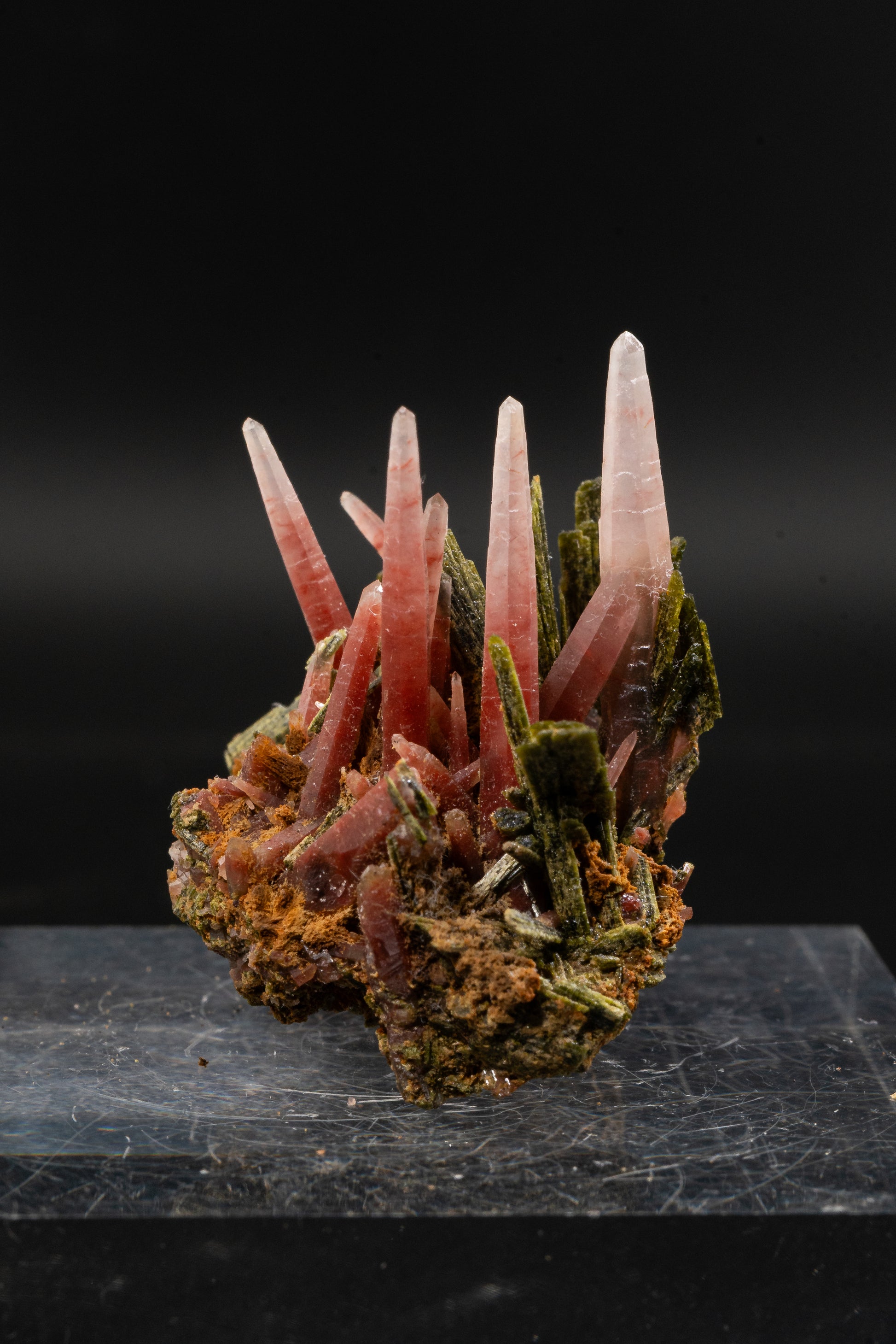 Ferruginous Quartz, Epidote - San Felipe Mine, Peru