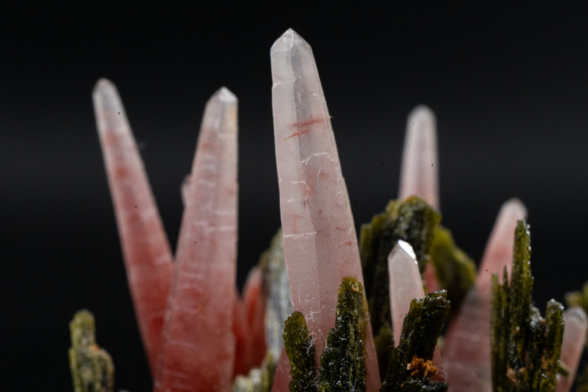 Ferruginous Quartz, Epidote - San Felipe Mine, Peru