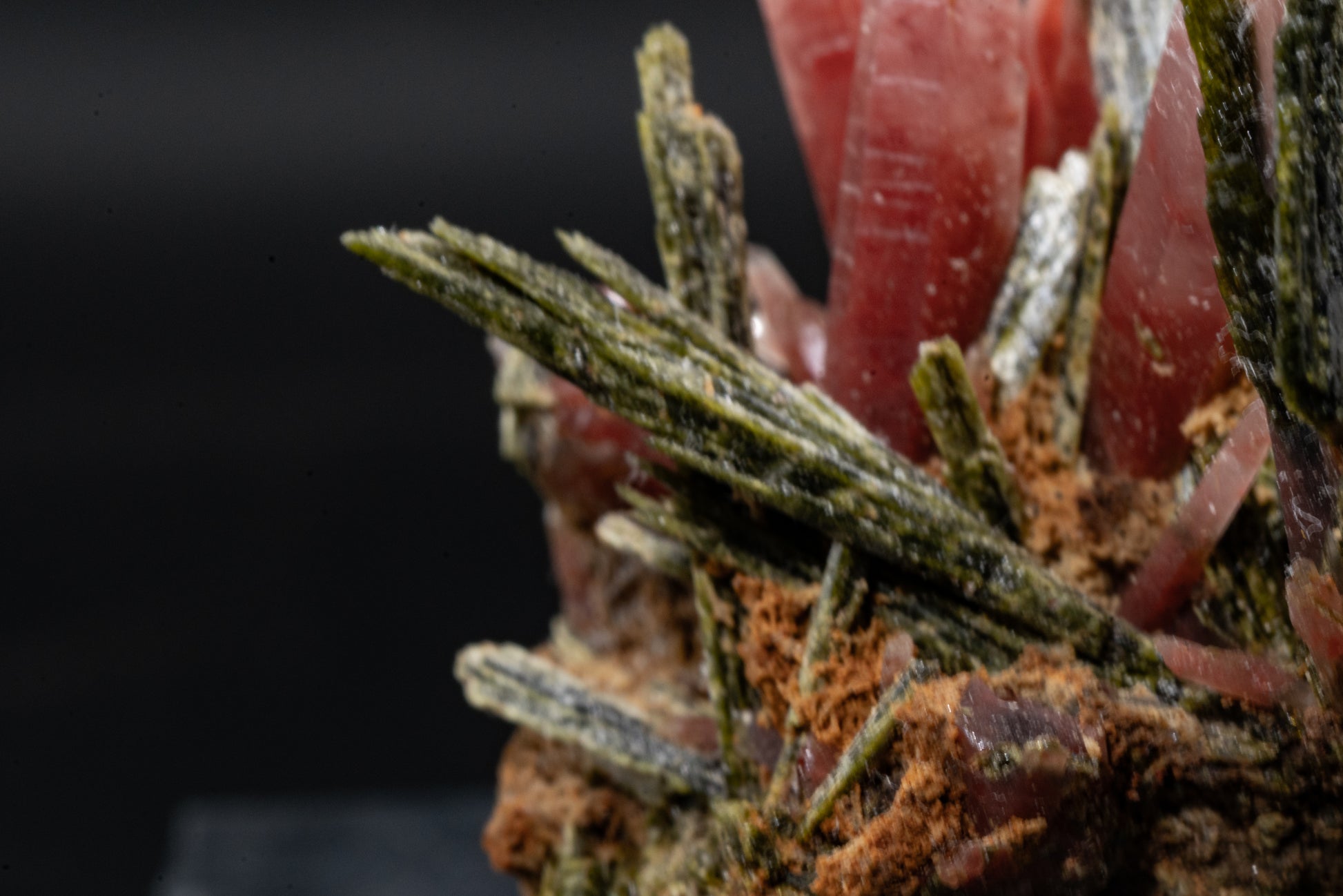 Ferruginous Quartz, Epidote - San Felipe Mine, Peru