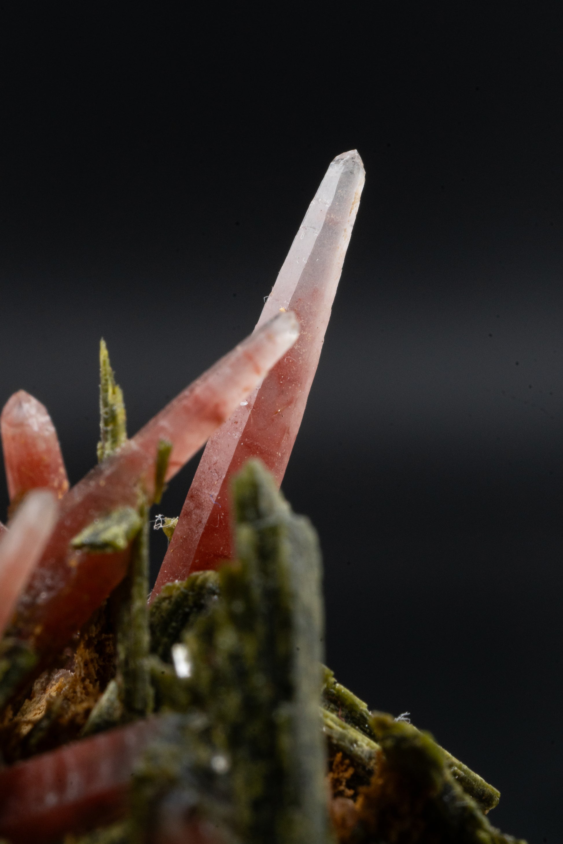 Ferruginous Quartz, Epidote - San Felipe Mine, Peru