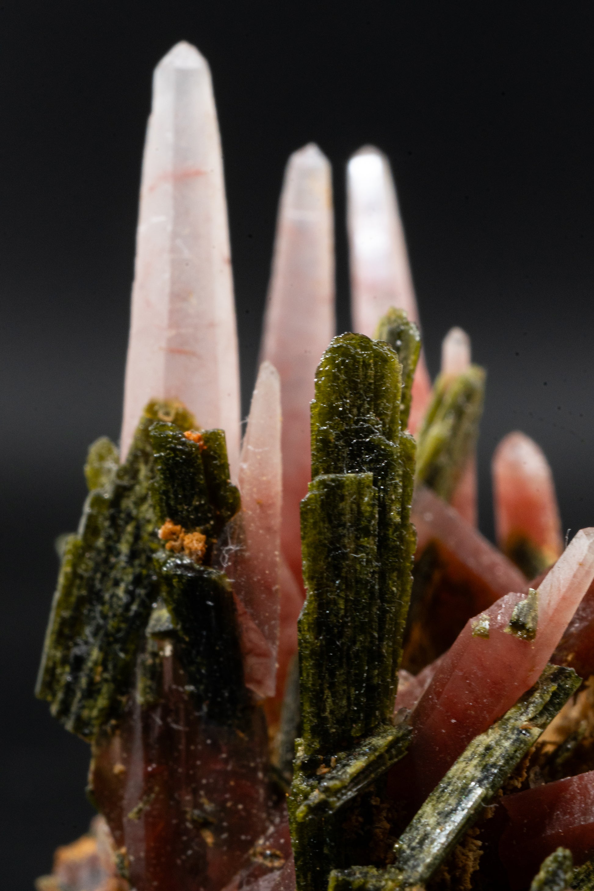 Ferruginous Quartz, Epidote - San Felipe Mine, Peru