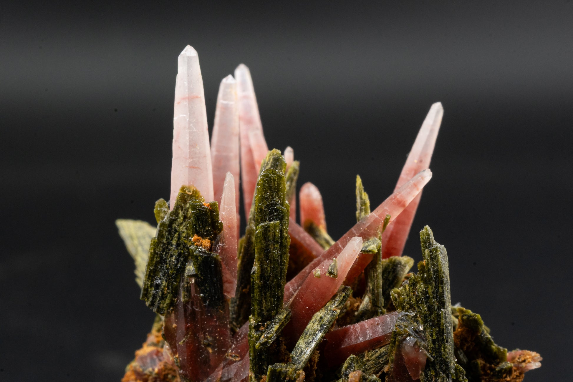 Ferruginous Quartz, Epidote - San Felipe Mine, Peru