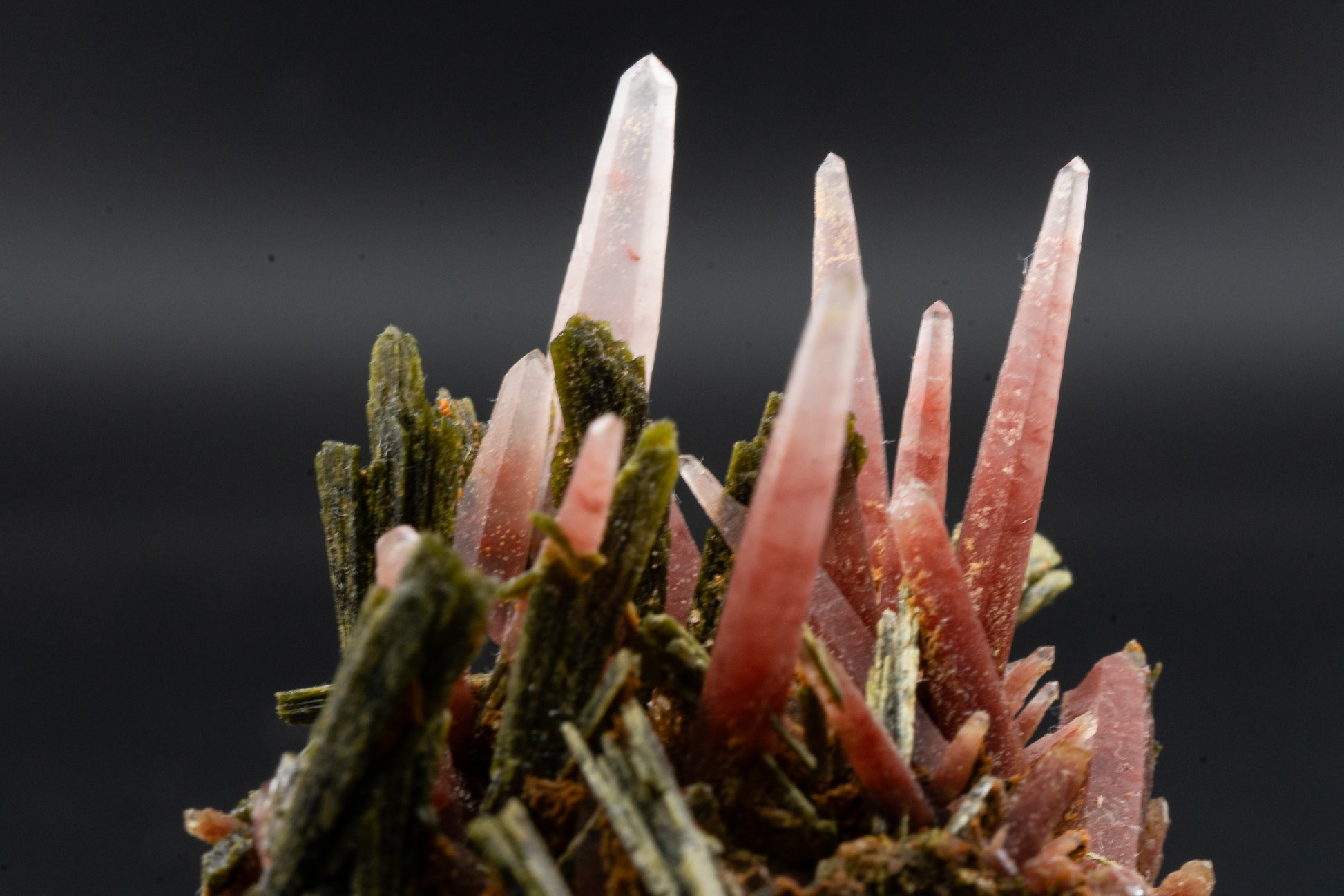 Ferruginous Quartz, Epidote - San Felipe Mine, Peru