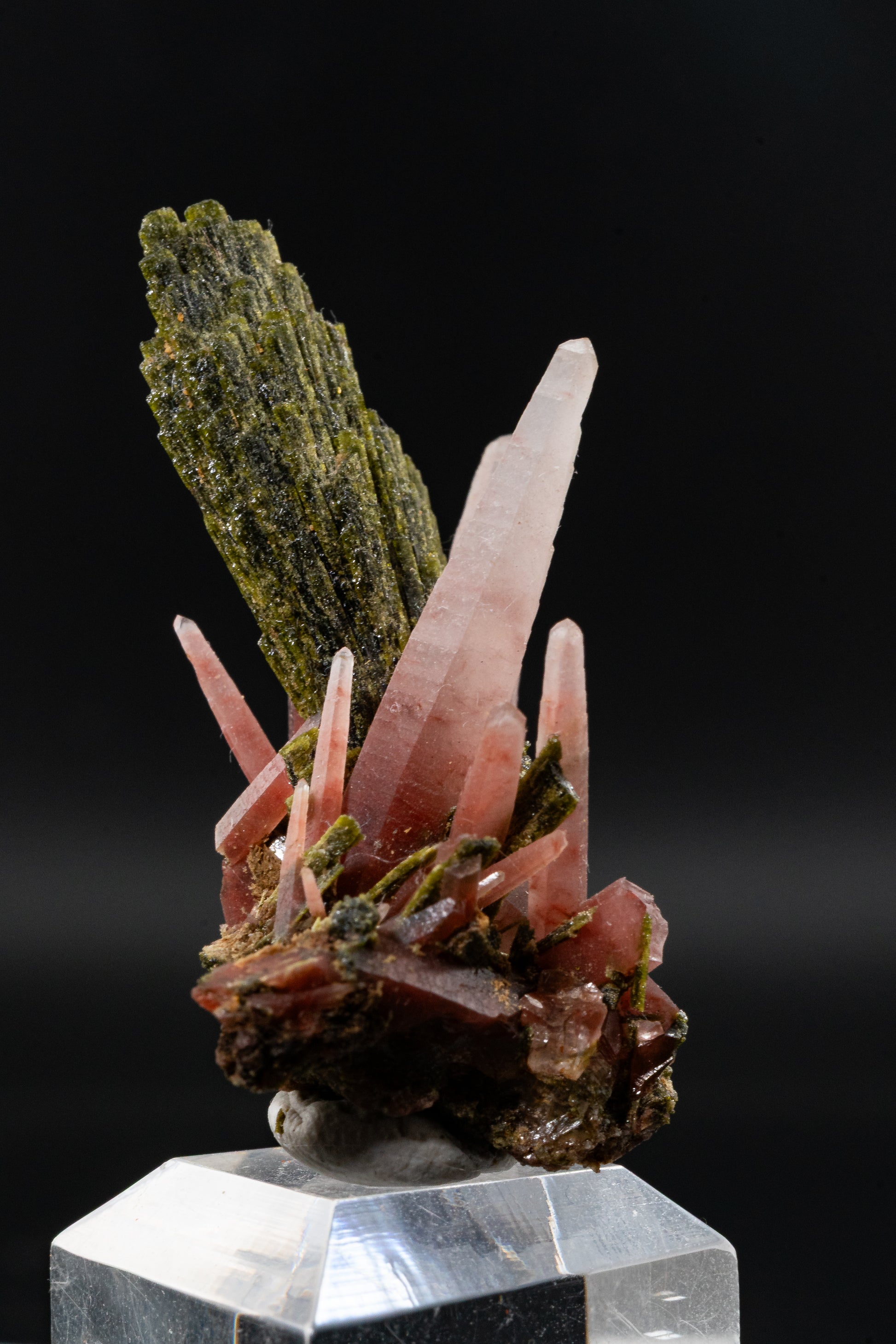 Ferruginous Quartz, Epidote - San Felipe Mine, Peru