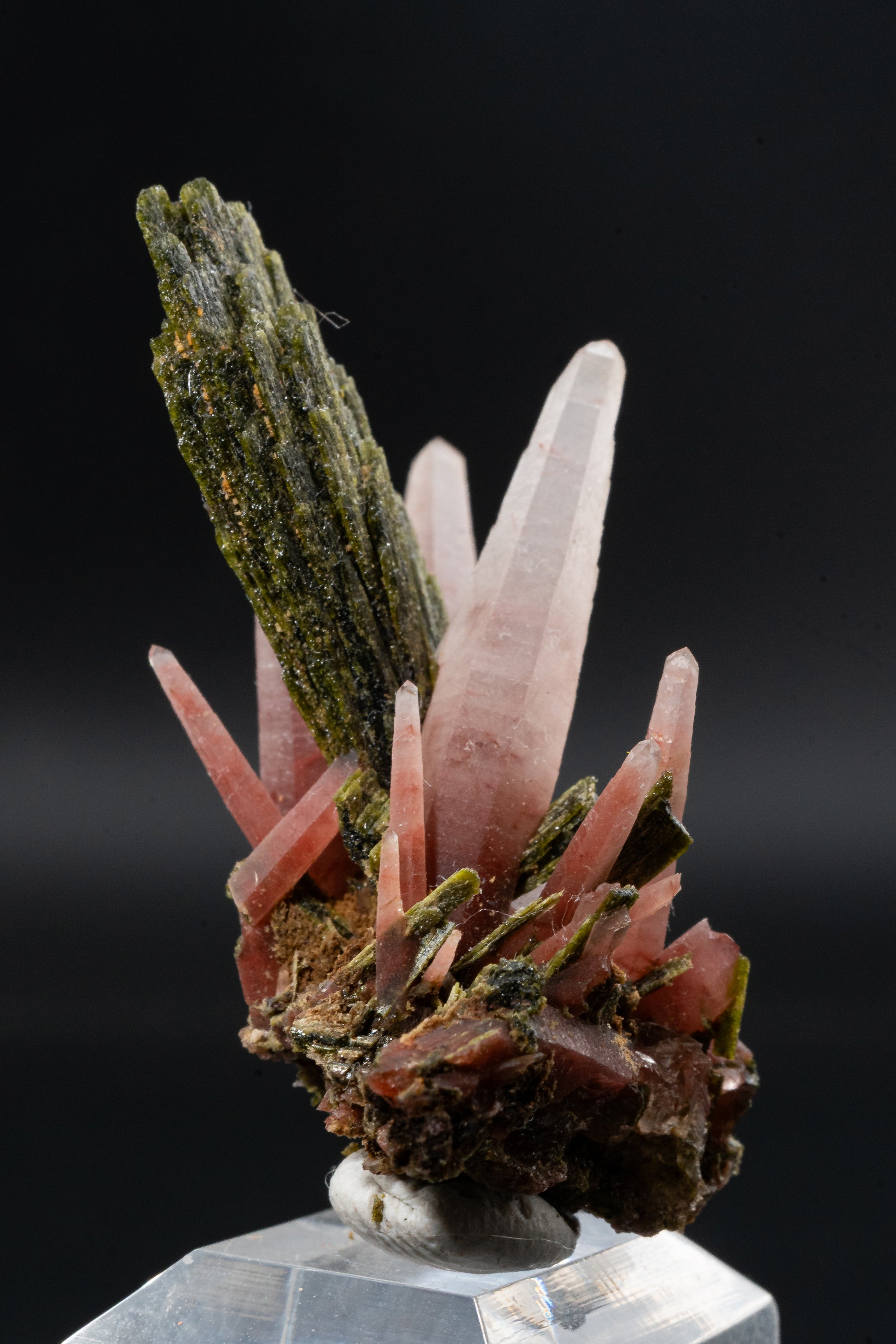 Ferruginous Quartz, Epidote - San Felipe Mine, Peru