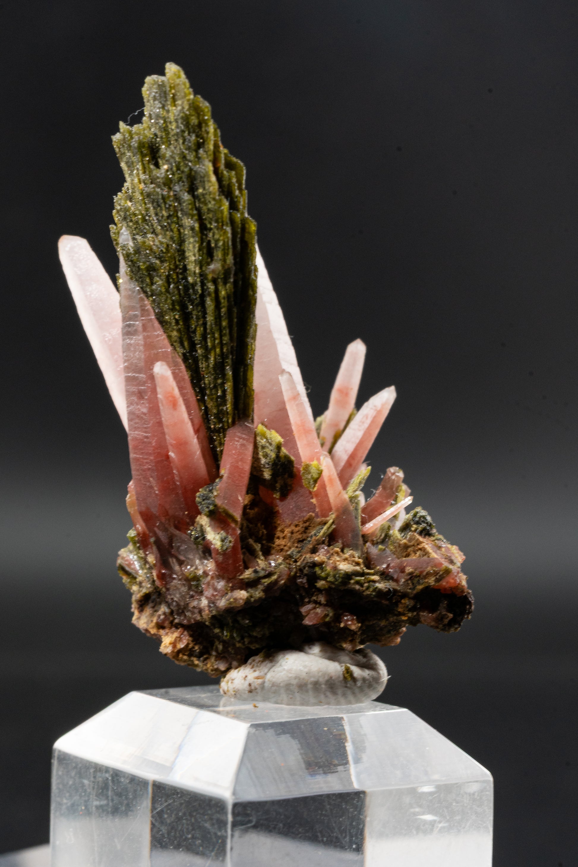 Ferruginous Quartz, Epidote - San Felipe Mine, Peru