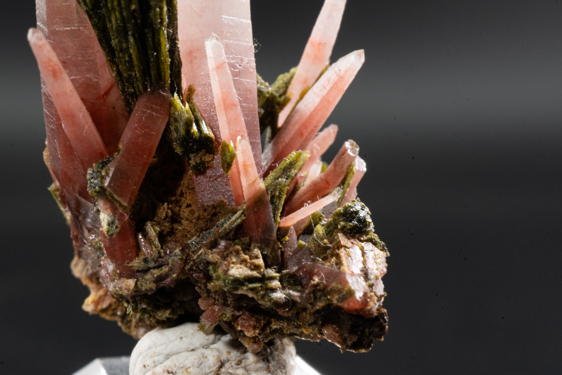 Ferruginous Quartz, Epidote - San Felipe Mine, Peru