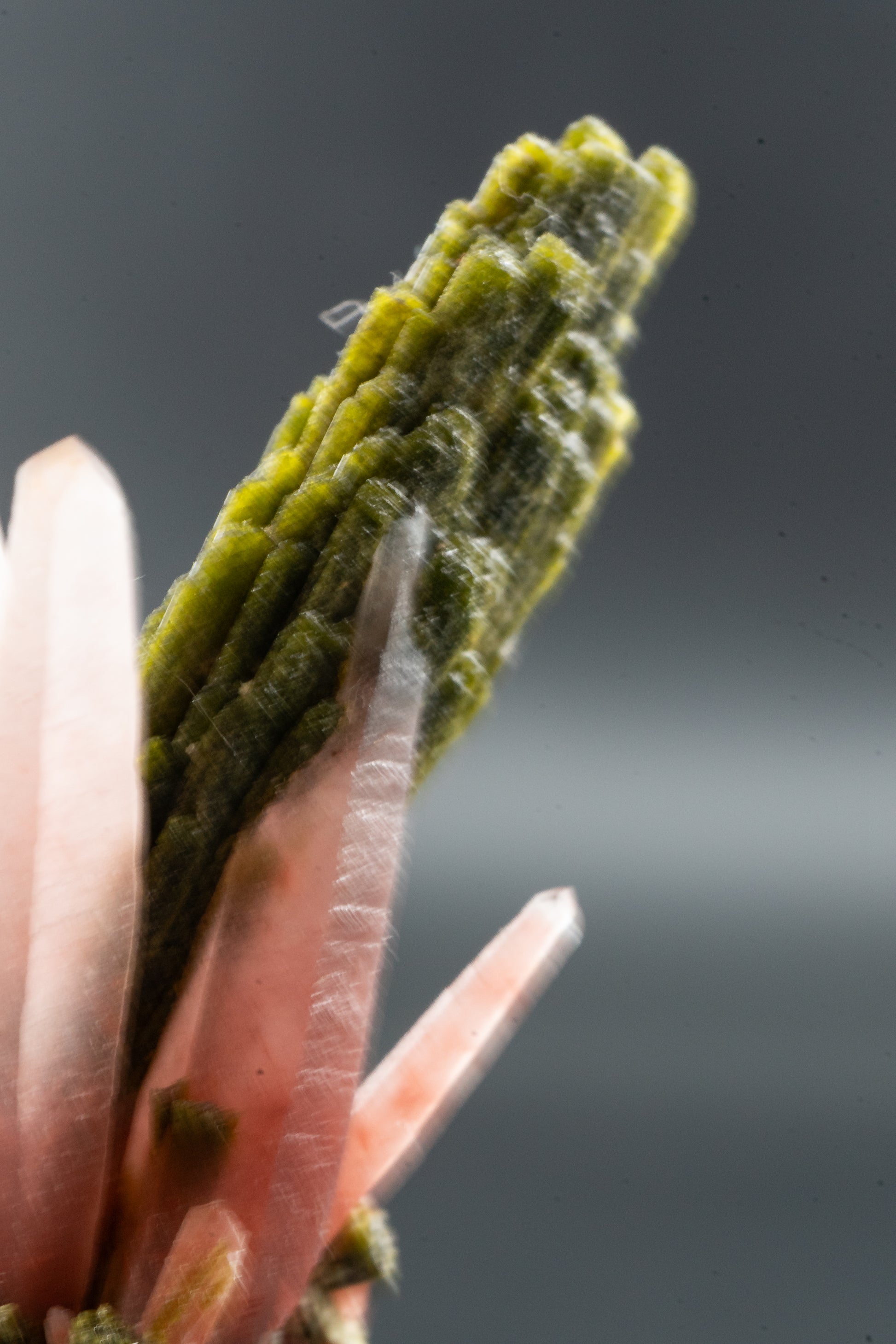 Ferruginous Quartz, Epidote - San Felipe Mine, Peru