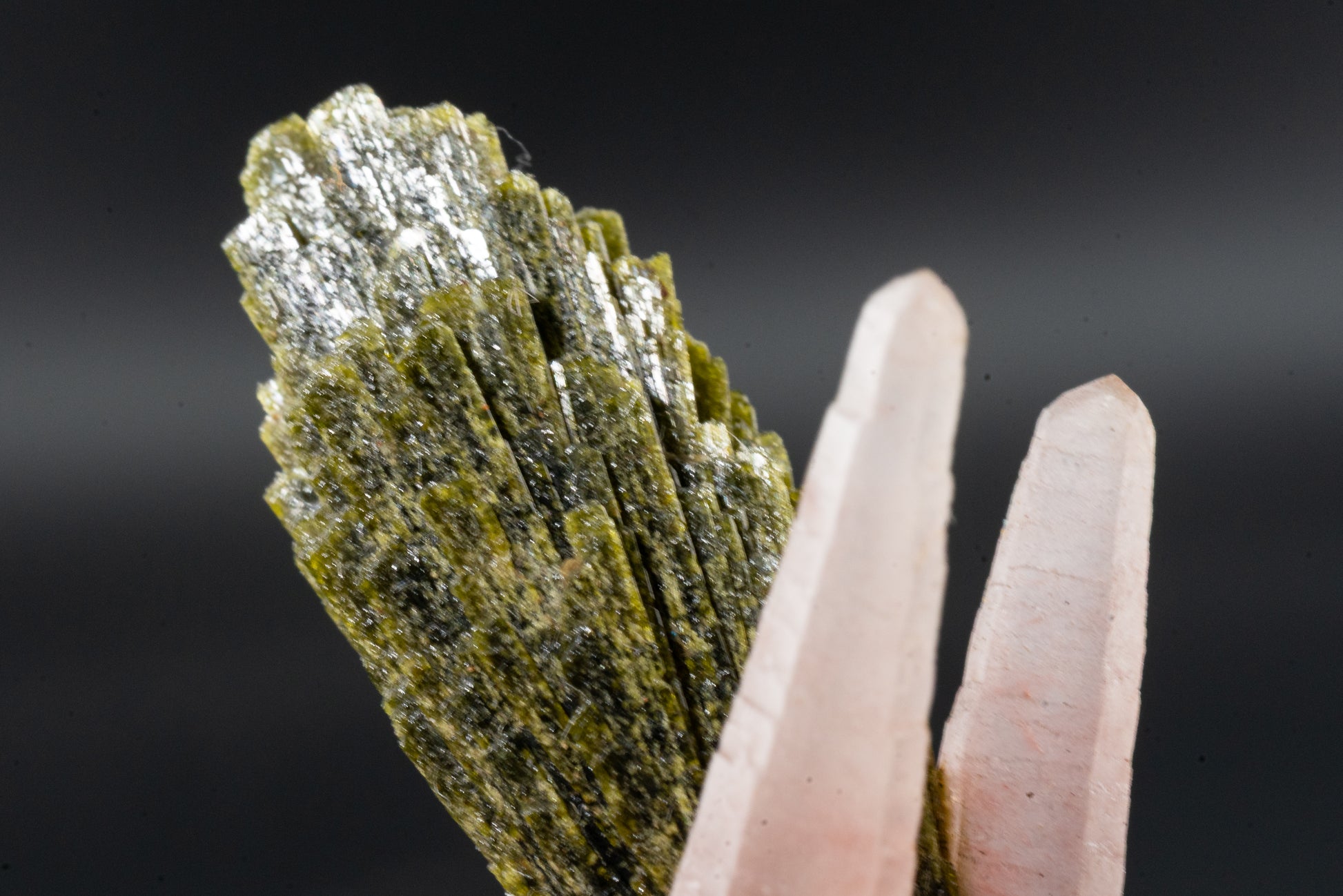 Ferruginous Quartz, Epidote - San Felipe Mine, Peru