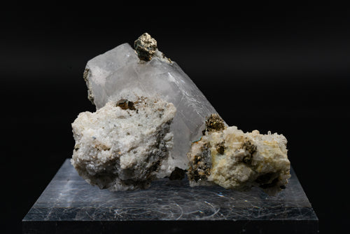 Calcite Var. Mangano, Pyrite - Huanzala, Peru