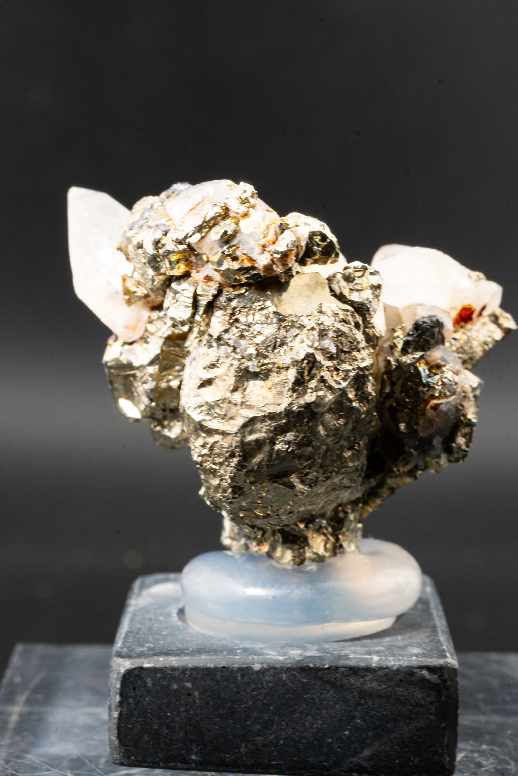 Calcite, Pyrite, Tetrahedrite - Huanzala, Peru - UV Reactive