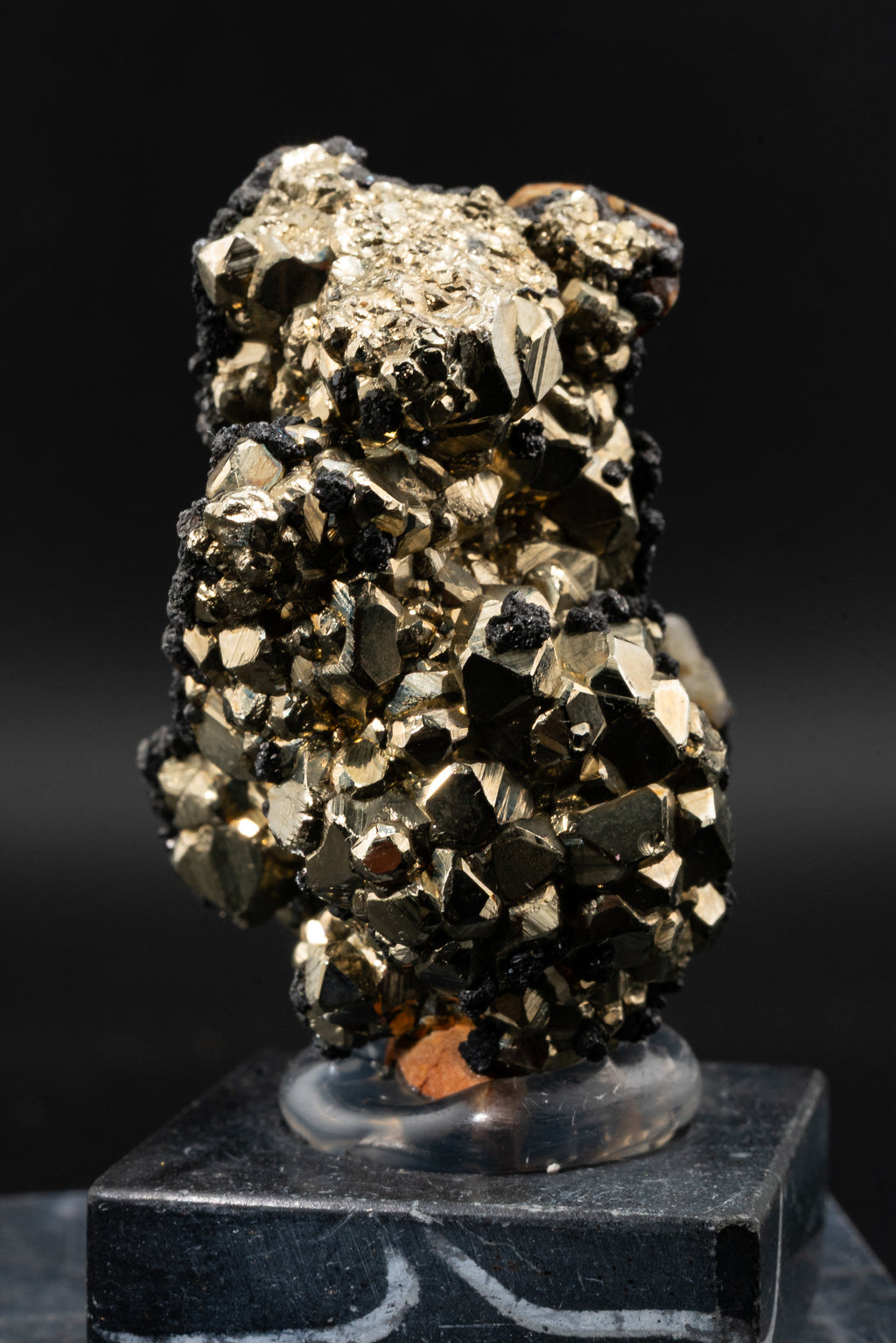 Calcite, Pyrite, Tetrahedrite - Huanzala, Peru - UV Reactive