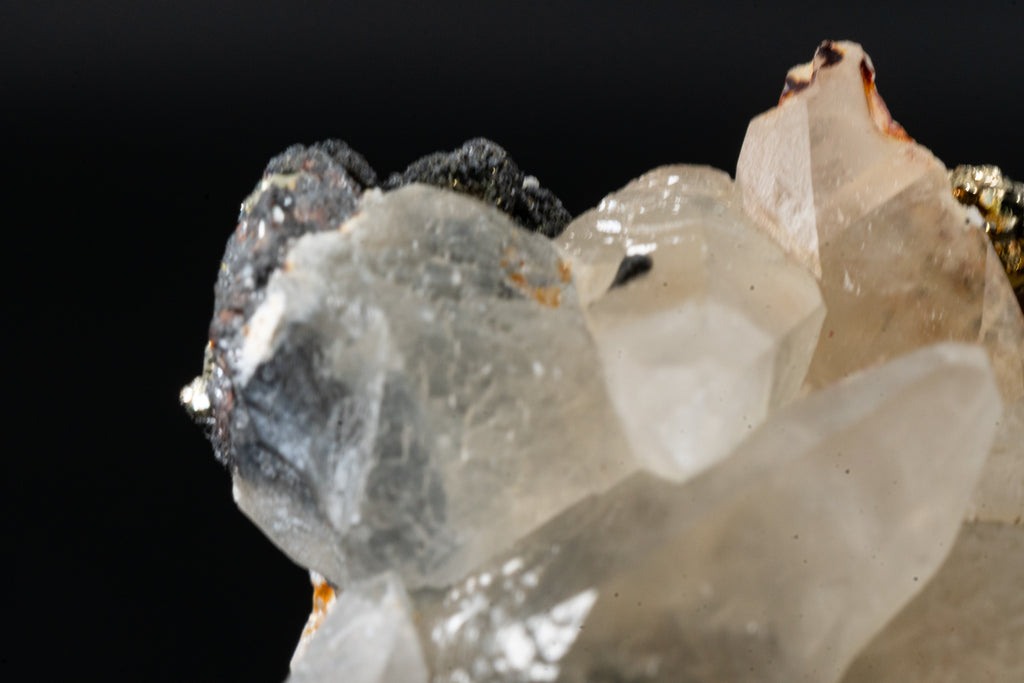Calcite, Pyrite, Tetrahedrite - Huanzala, Peru - UV Reactive