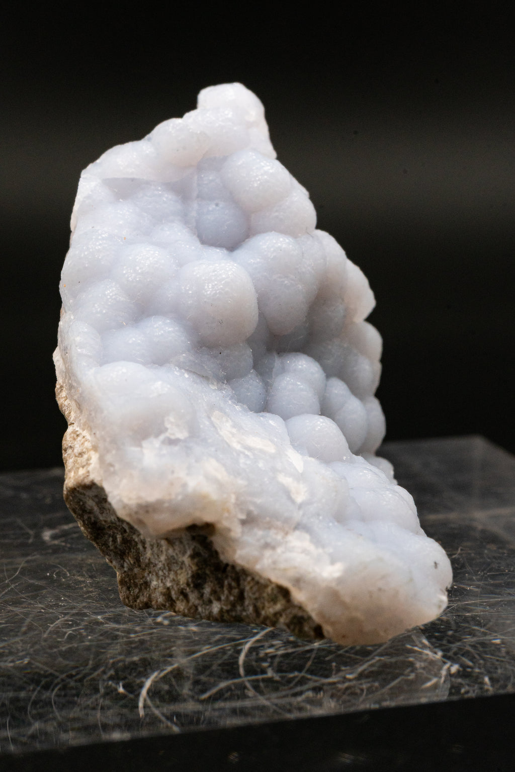 Quartz var. Blue Chalcedony ps. Anhydrite - Rumipata, Peru