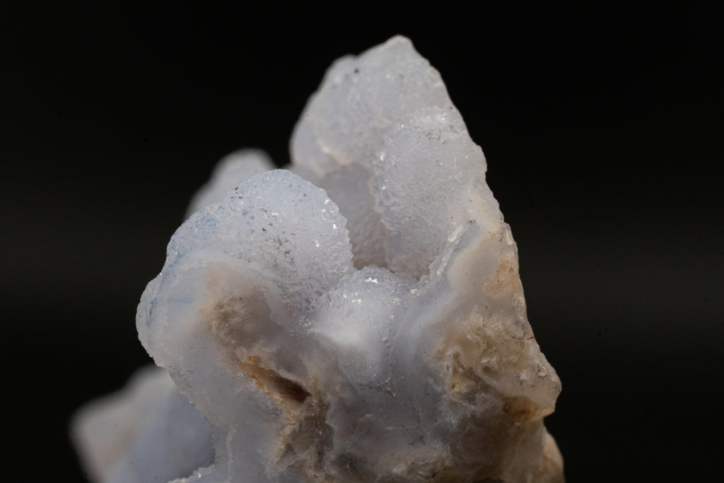 Quartz var. Blue Chalcedony ps. Anhydrite - Rumipata, Peru