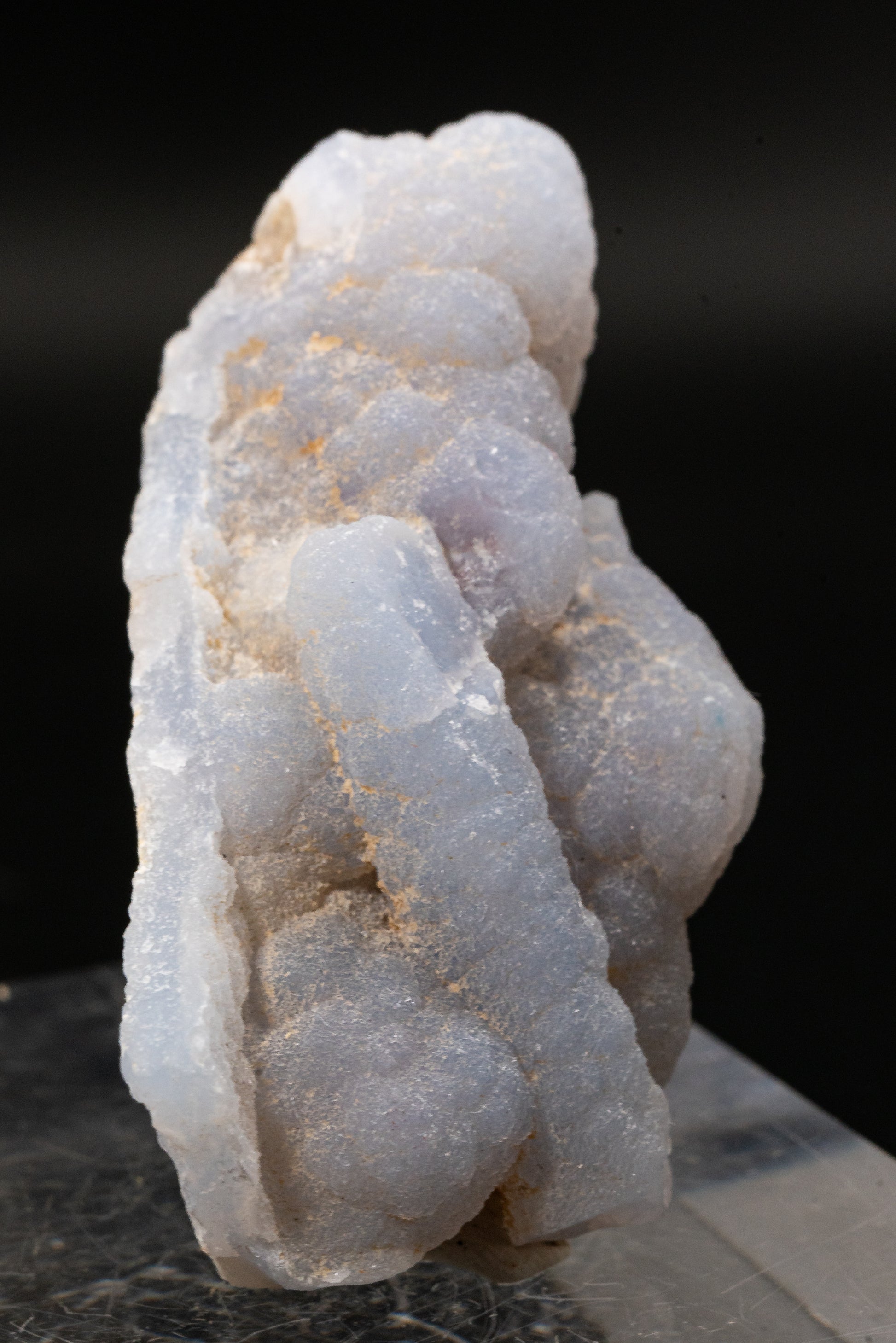 Quartz var. Blue Chalcedony ps. Anhydrite - Rumipata, Peru