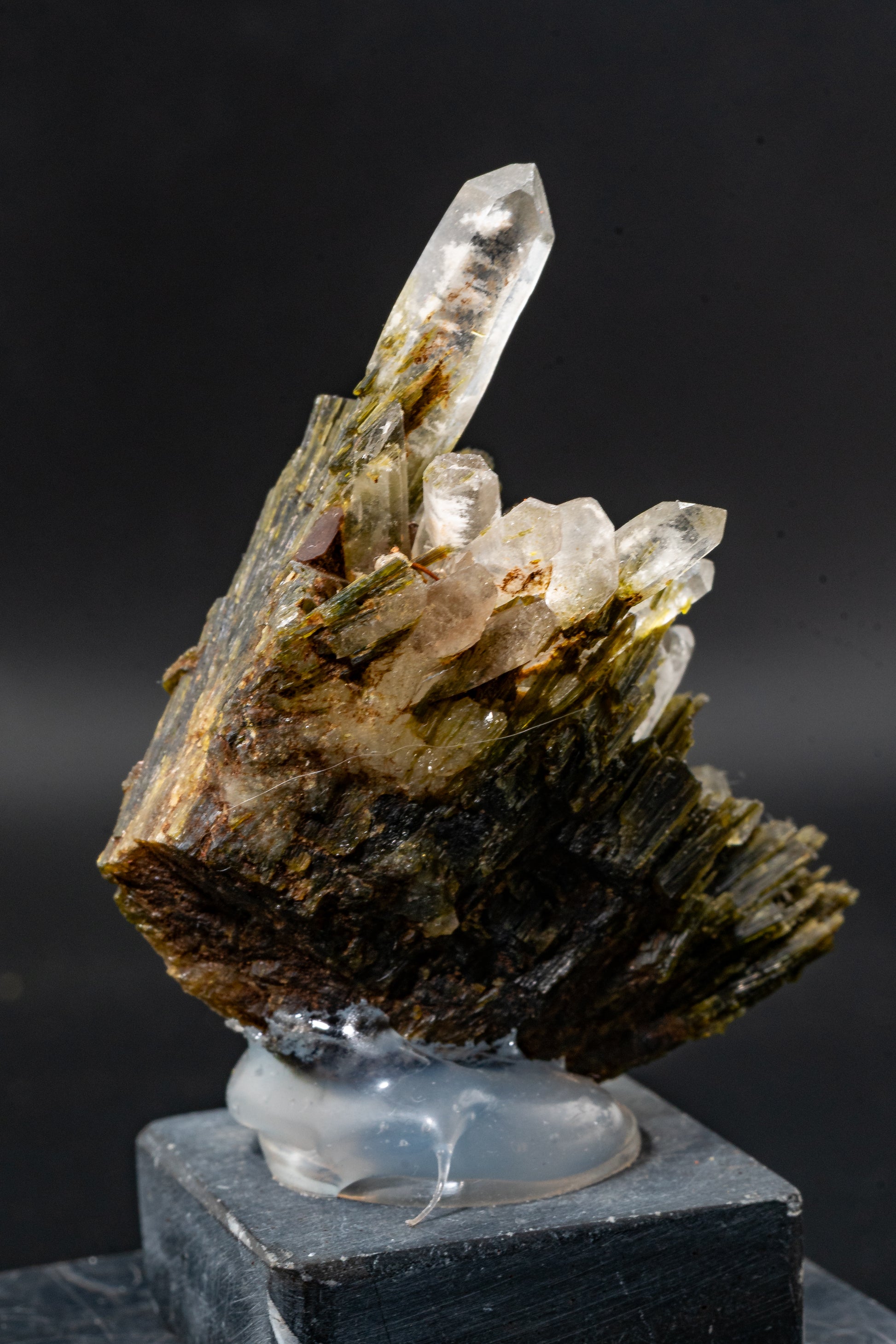 Epidote, Quartz, Axinte -  Cullhuay, Peru (Copy)