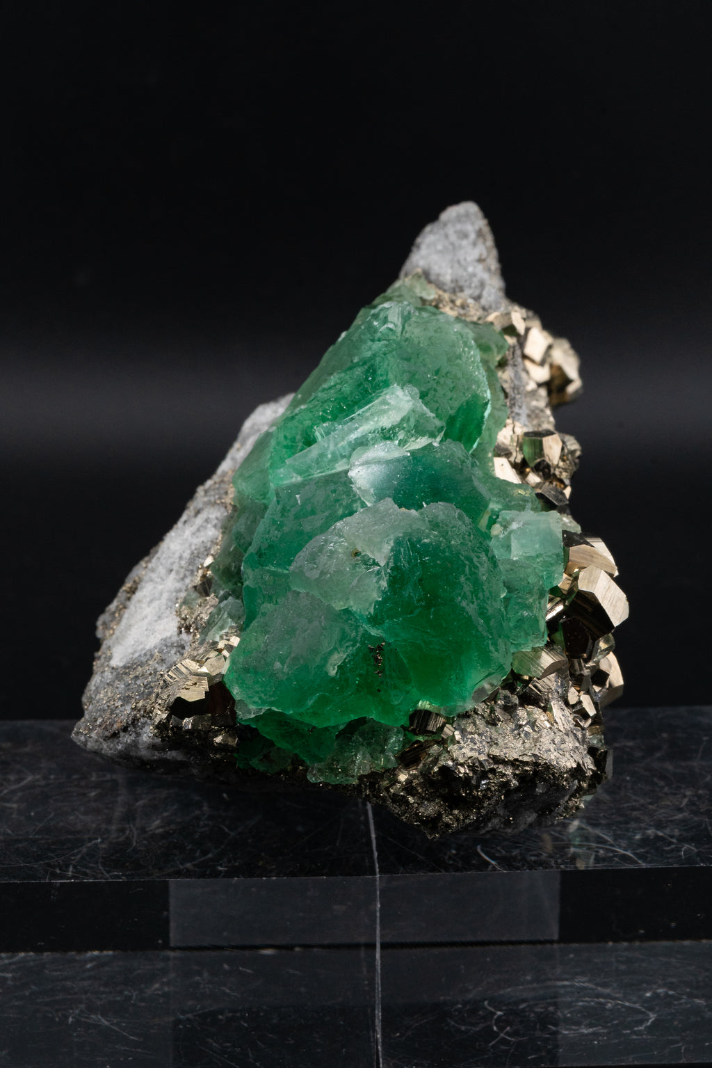 Fluorite & Pyrite - Huanzala, Peru