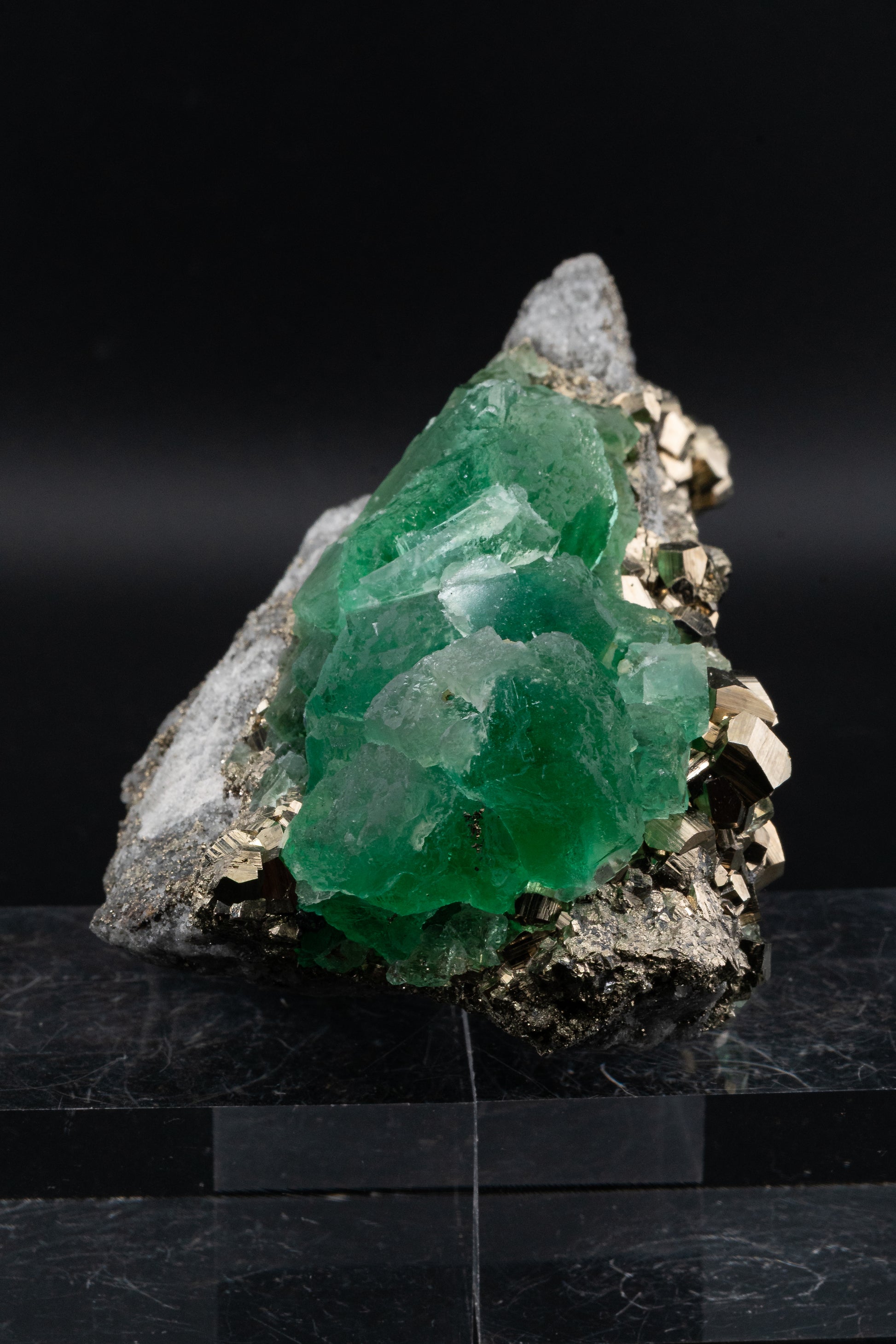 Fluorite & Pyrite - Huanzala, Peru