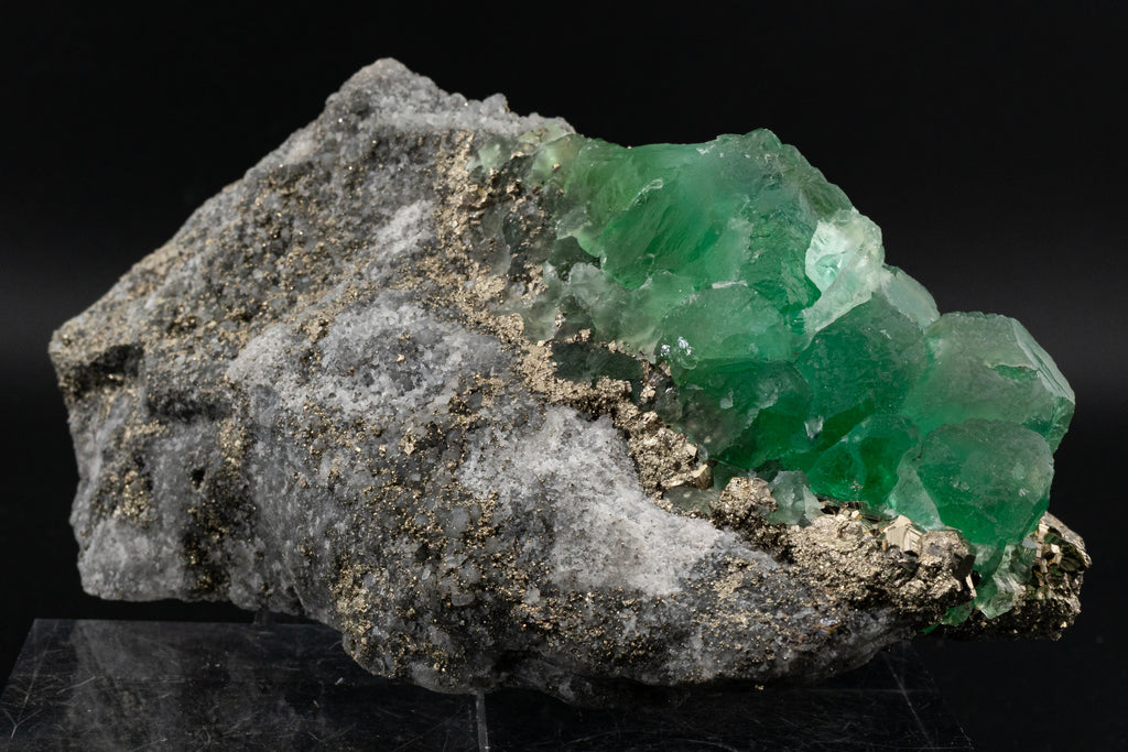 Fluorite & Pyrite - Huanzala, Peru