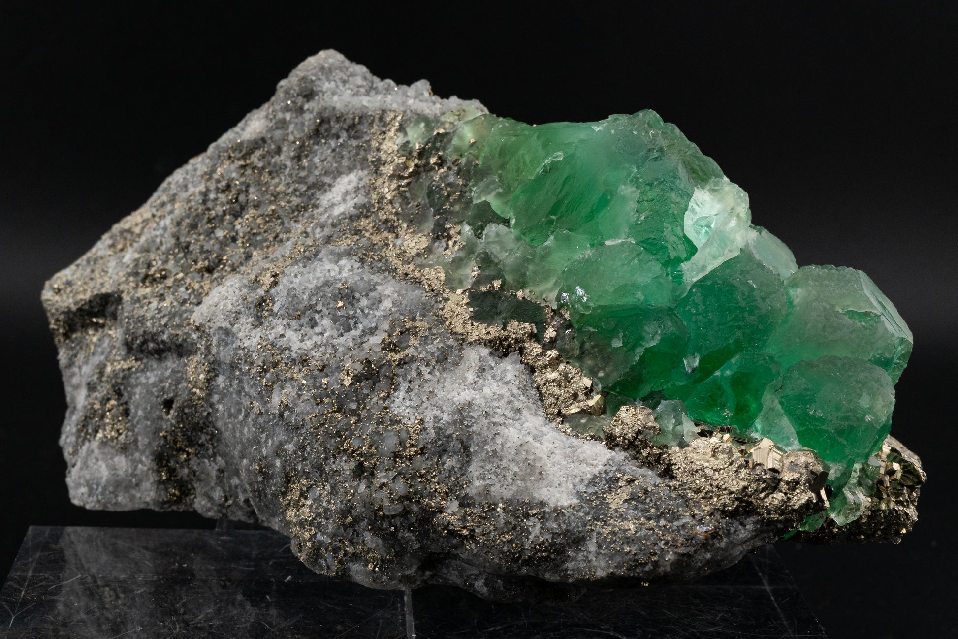 Fluorite & Pyrite - Huanzala, Peru