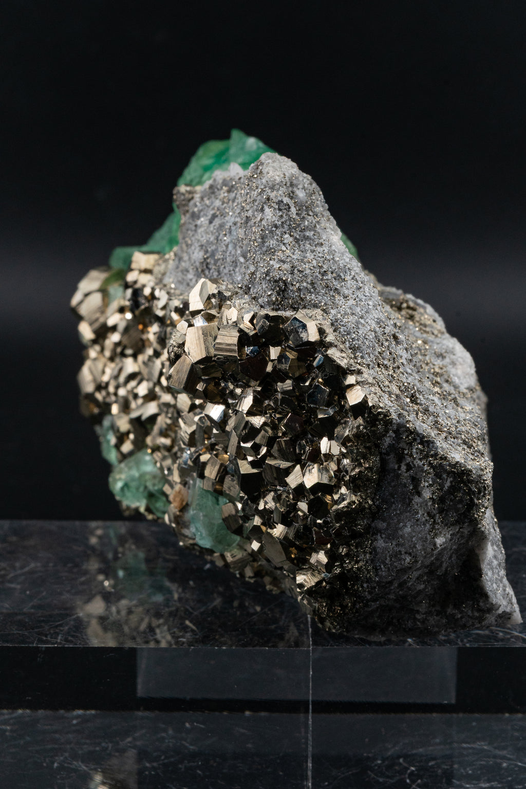 Fluorite & Pyrite - Huanzala, Peru