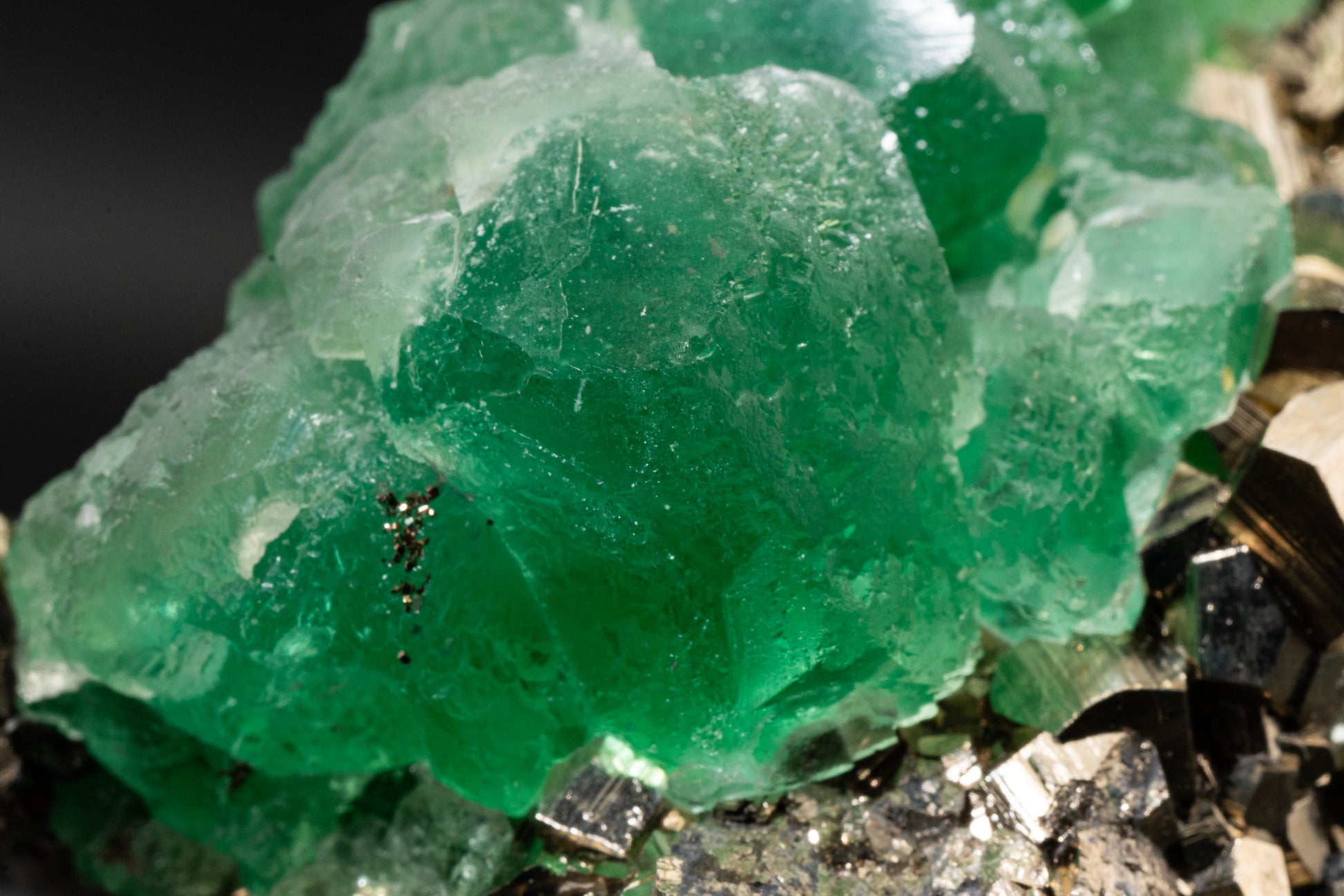 Fluorite & Pyrite - Huanzala, Peru