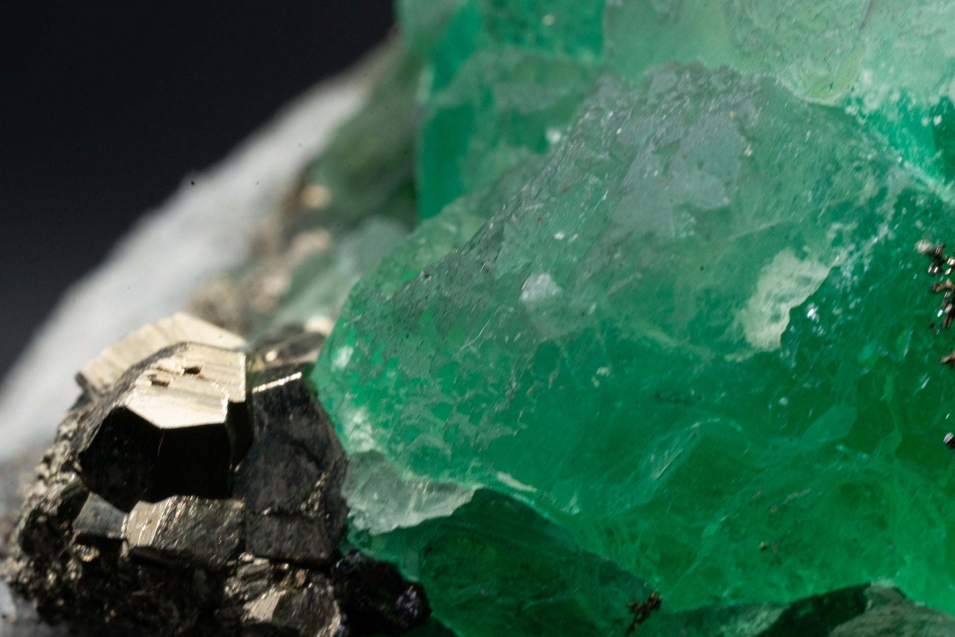 Fluorite & Pyrite - Huanzala, Peru